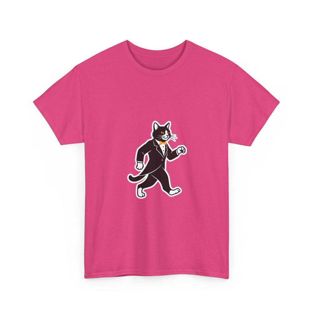 Tuxedo Cat Swagger T-Shirt | Funny Black & White Cat Art Tee for Cat Lovers