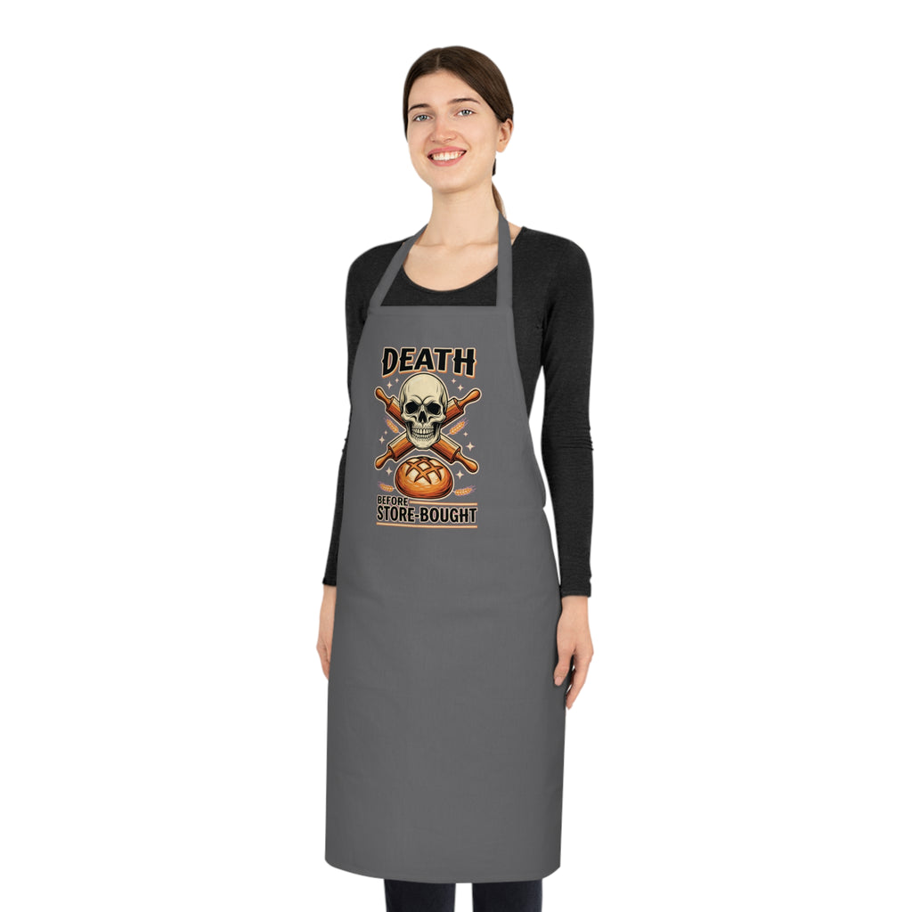 Funny Baker Dark Humor Cotton Apron | Sourdough Gift for Bread Makers