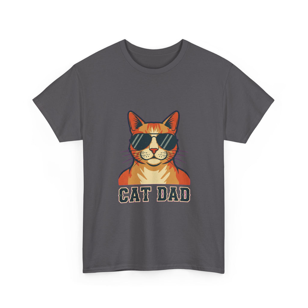 Cat Dad Pride Vintage Aviator T-Shirt | Funny Gift for Cat Dads