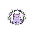Serotonin Booster Cat Mom Die-Cut Sticker | Funny Mental Health Kawaii Cat