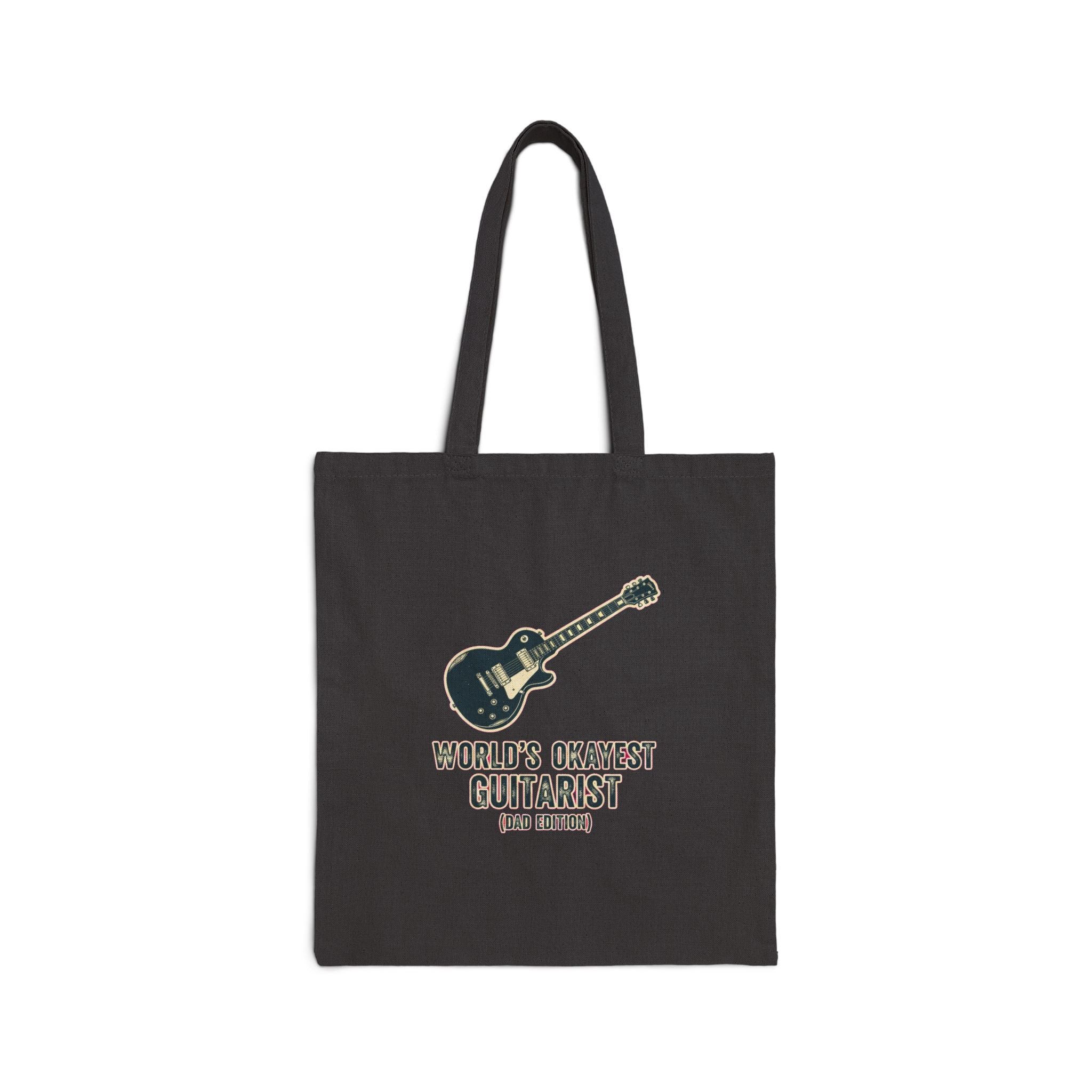 Guitarist Dad Vintage Tote Bag - Guitar Player Gift for Music Loving Fathers