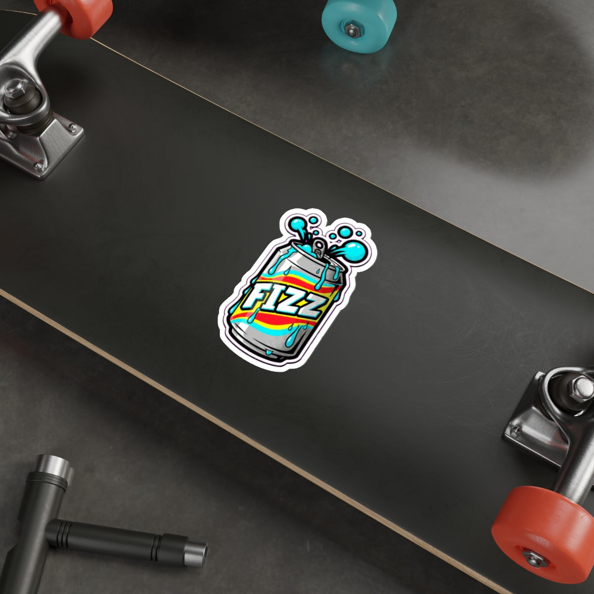 Retro Soda Can Die-Cut Sticker | Fizzy Drink Lover Vintage Cola Sticker