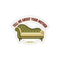 Therapist Humor Sticker | Vintage Chaise Lounge Mental Health Funny Decal