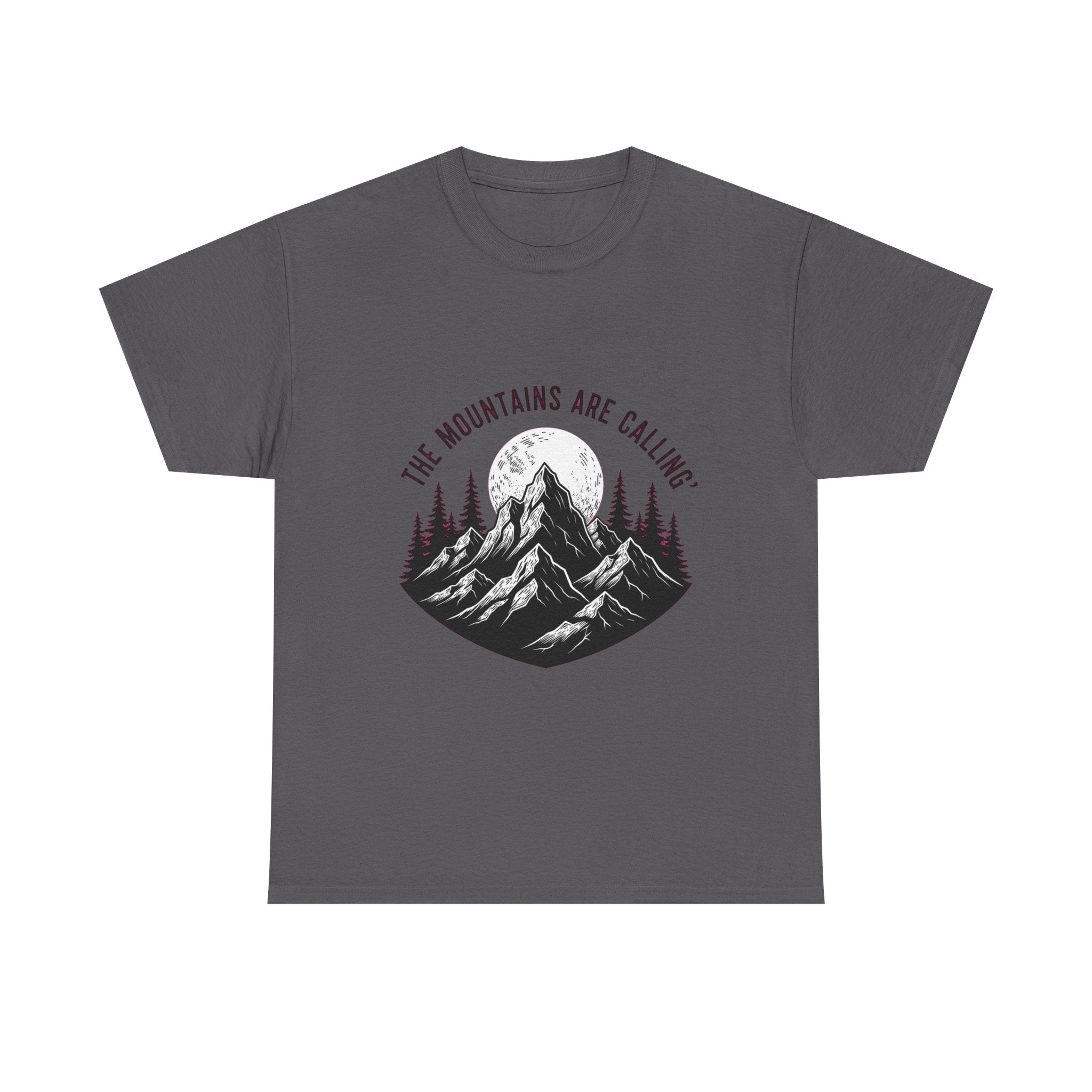 Gothic Mountain T-Shirt | Dark Nature Apparel | Woodcut Peak Tee