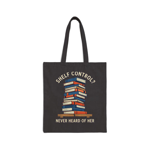 Book Lover Tote Bag | Funny Bibliophile Gift | Dark Humor Book Addict Bag