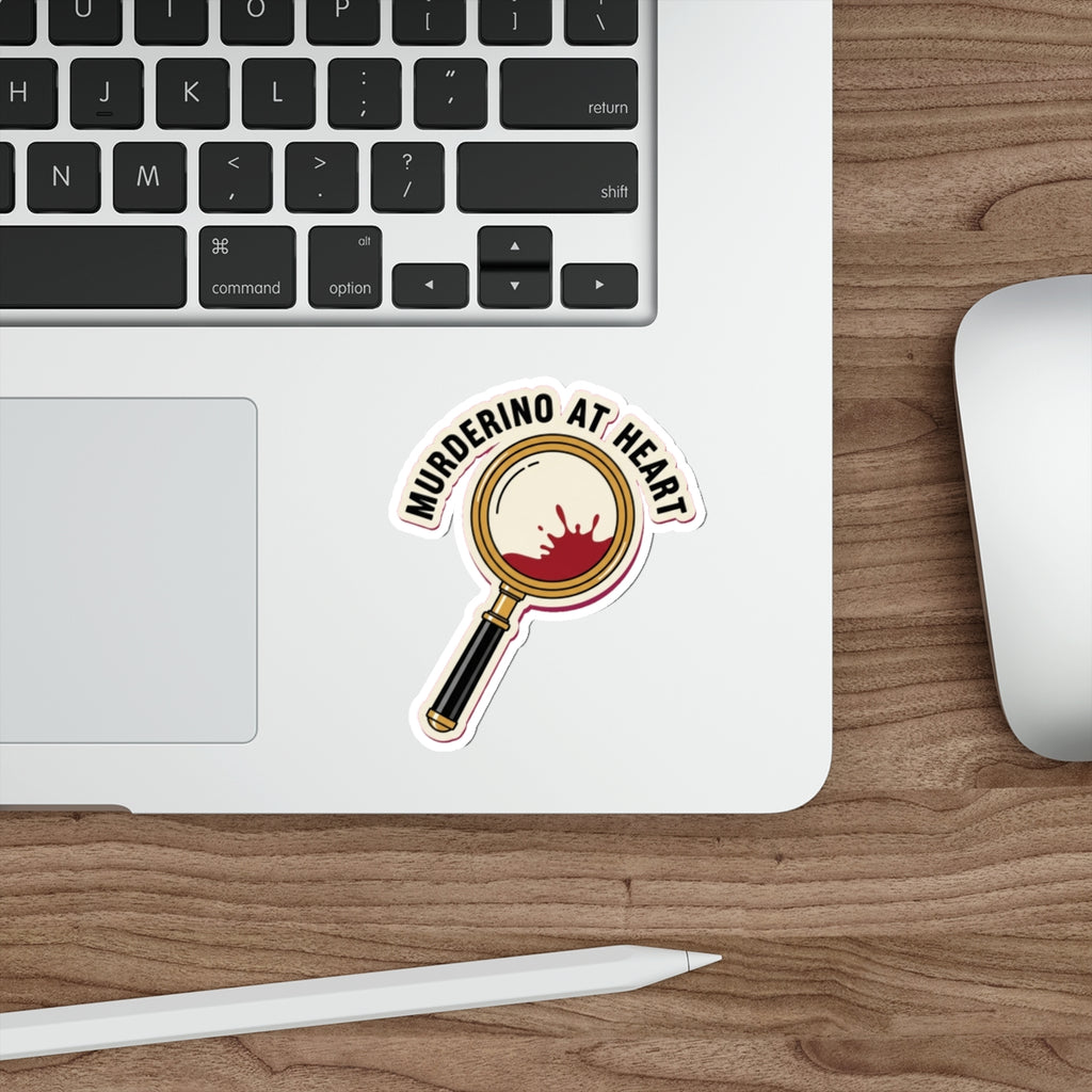Murderino at Heart Die-Cut Sticker | True Crime Podcast Fan Gift