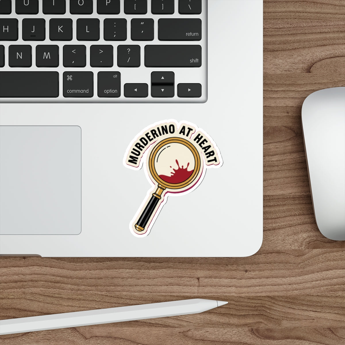 Murderino at Heart Die-Cut Sticker | True Crime Podcast Fan Gift