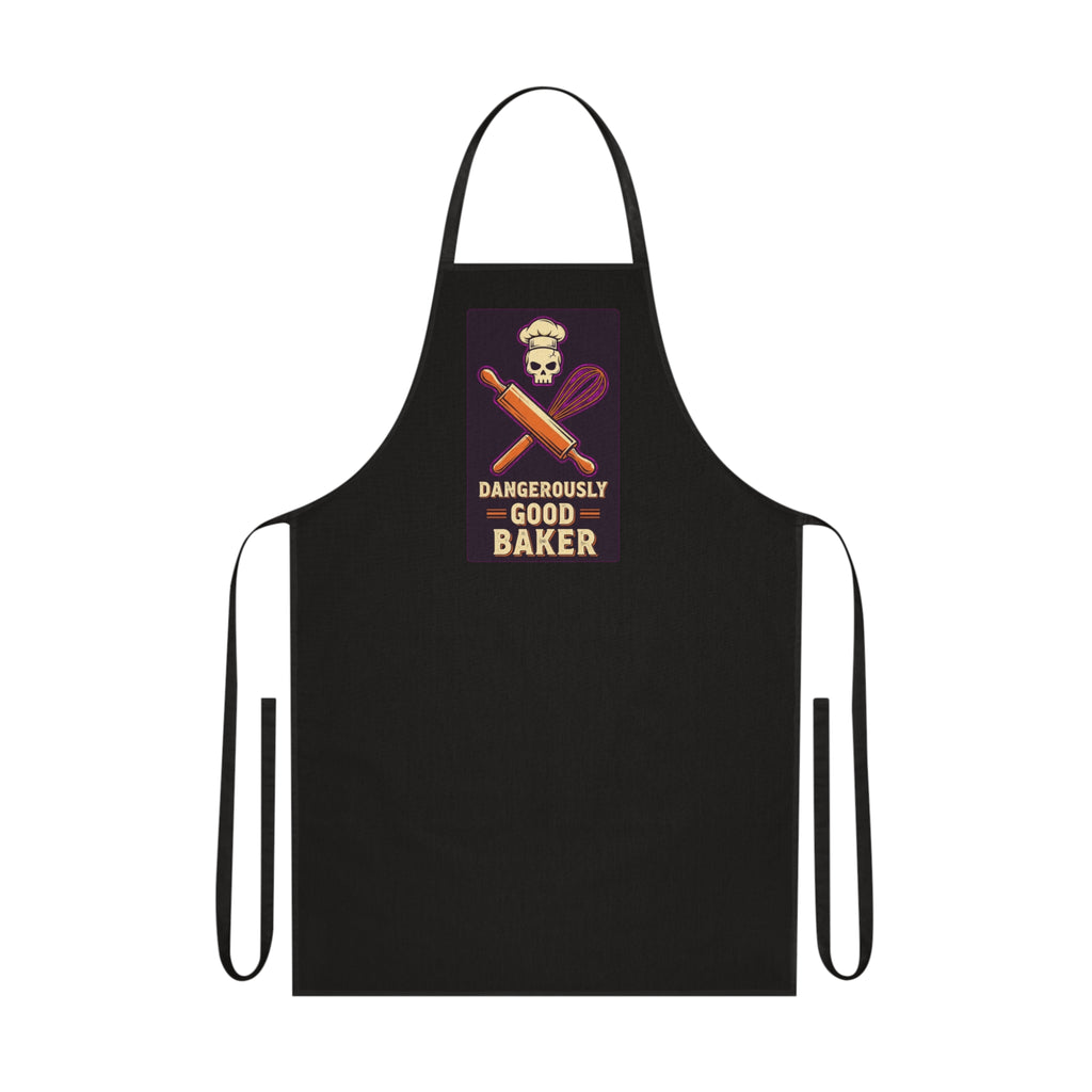 Funny Baker Apron | Dark Humor Baking Gift | Retro Vintage Style Cotton Apron