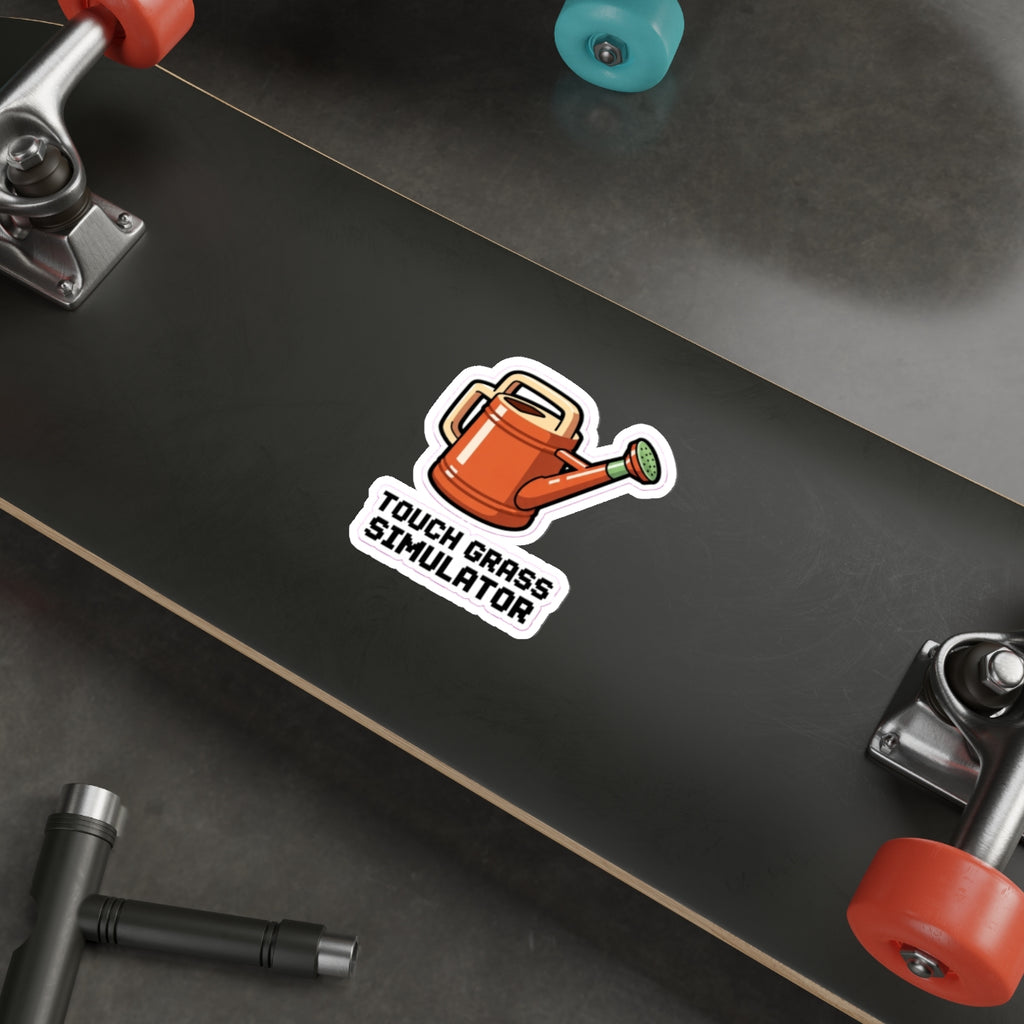 Touch Grass Simulator Stardew Valley Sticker | Cozy Gamer Decal