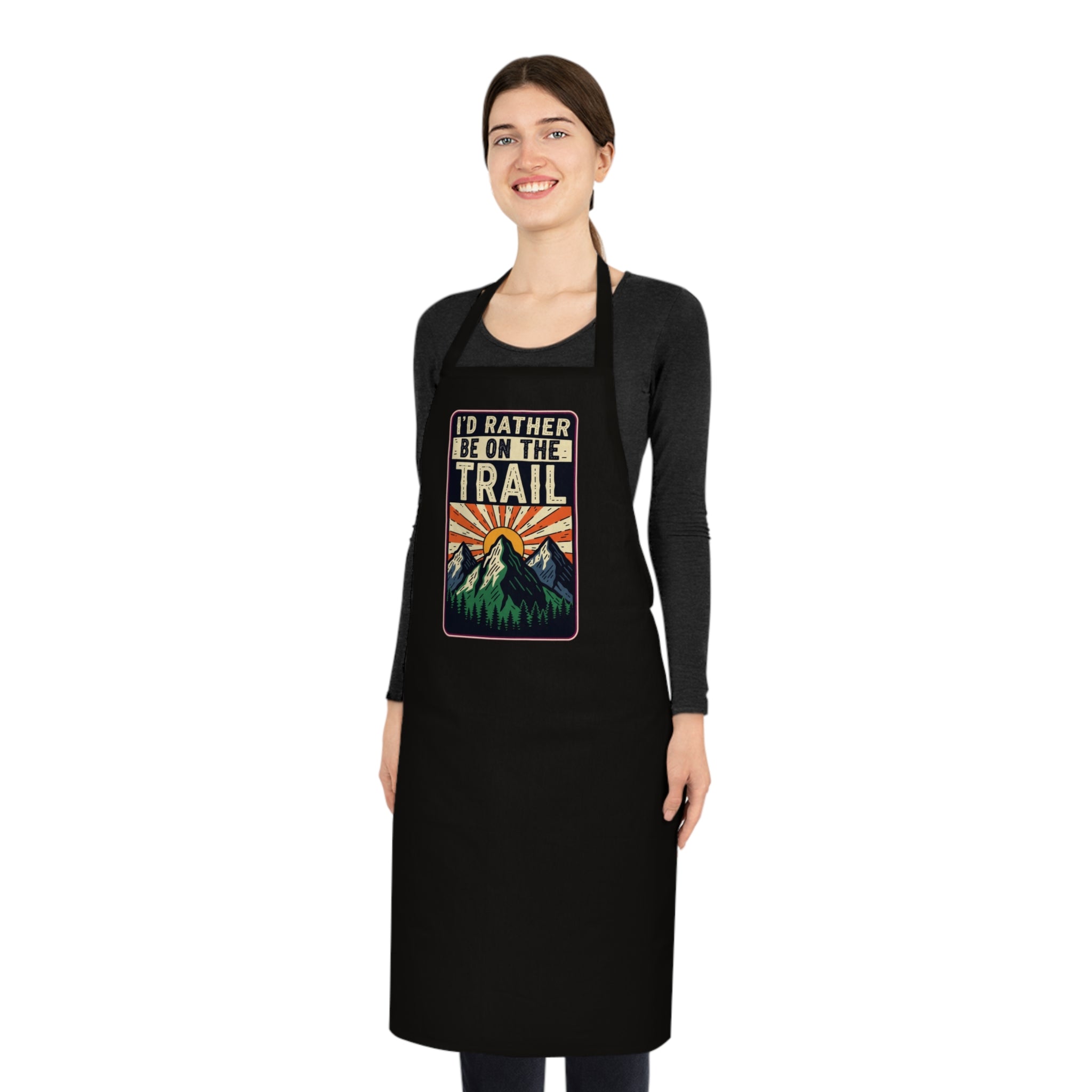 Hiking Apron | Outdoor Adventure Cooking Apron | Campfire Chef Gift