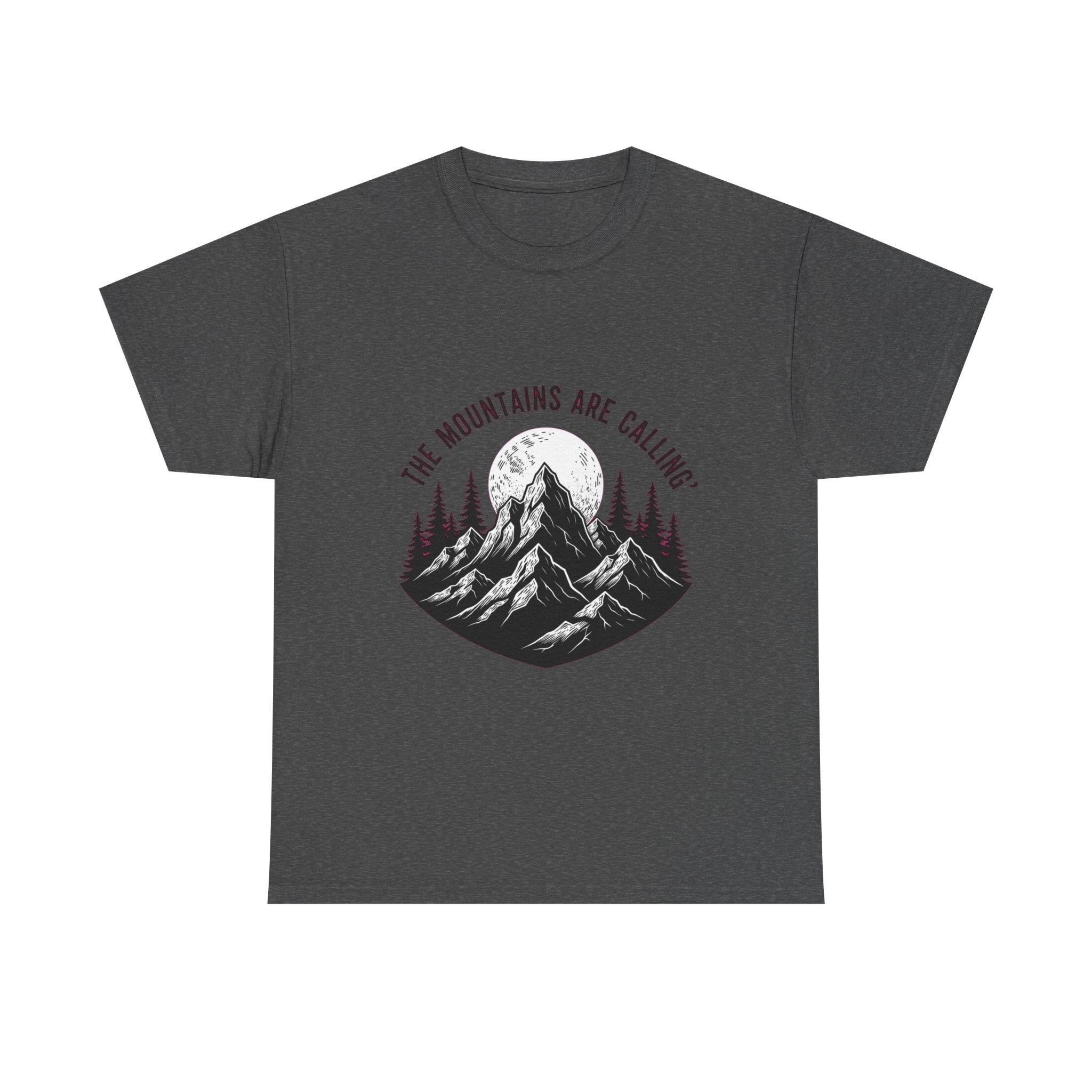 Gothic Mountain T-Shirt | Dark Nature Apparel | Woodcut Peak Tee