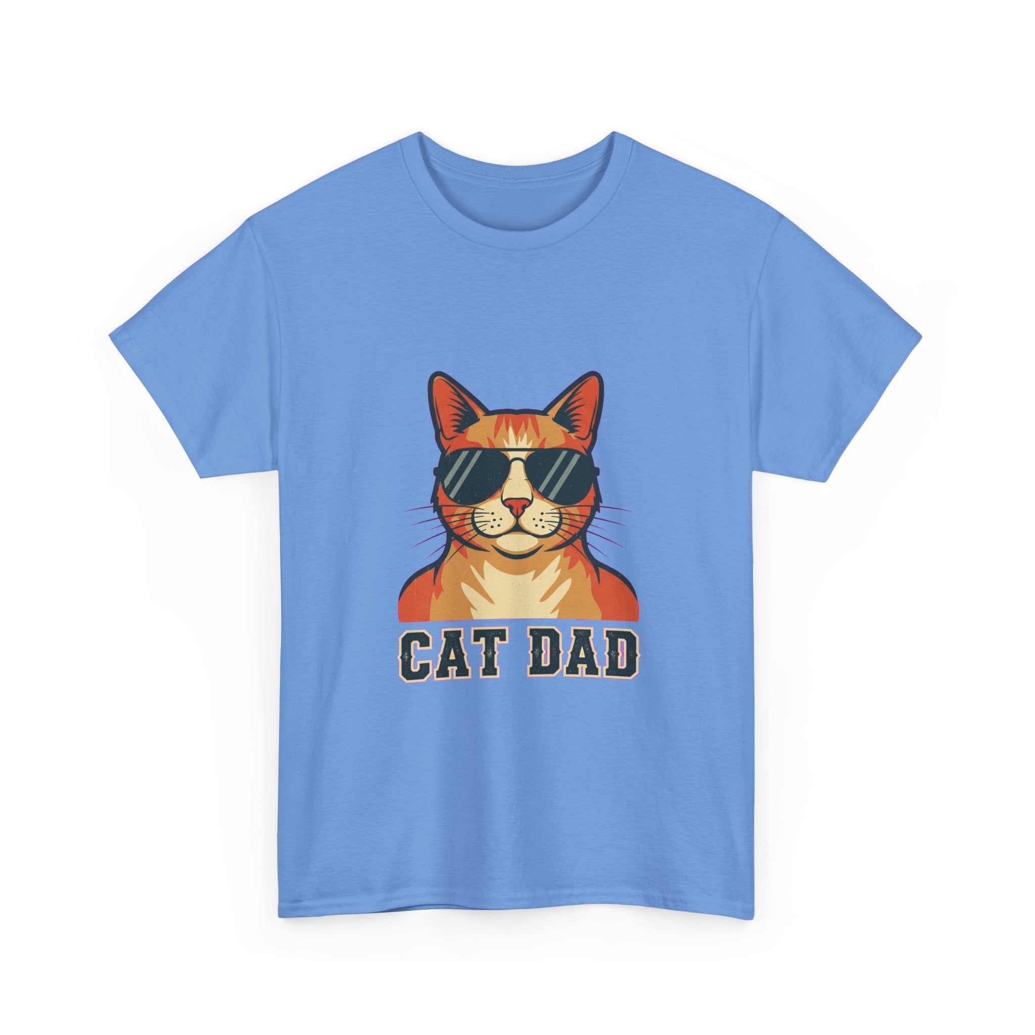 Cat Dad Pride Vintage Aviator T-Shirt | Funny Gift for Cat Dads