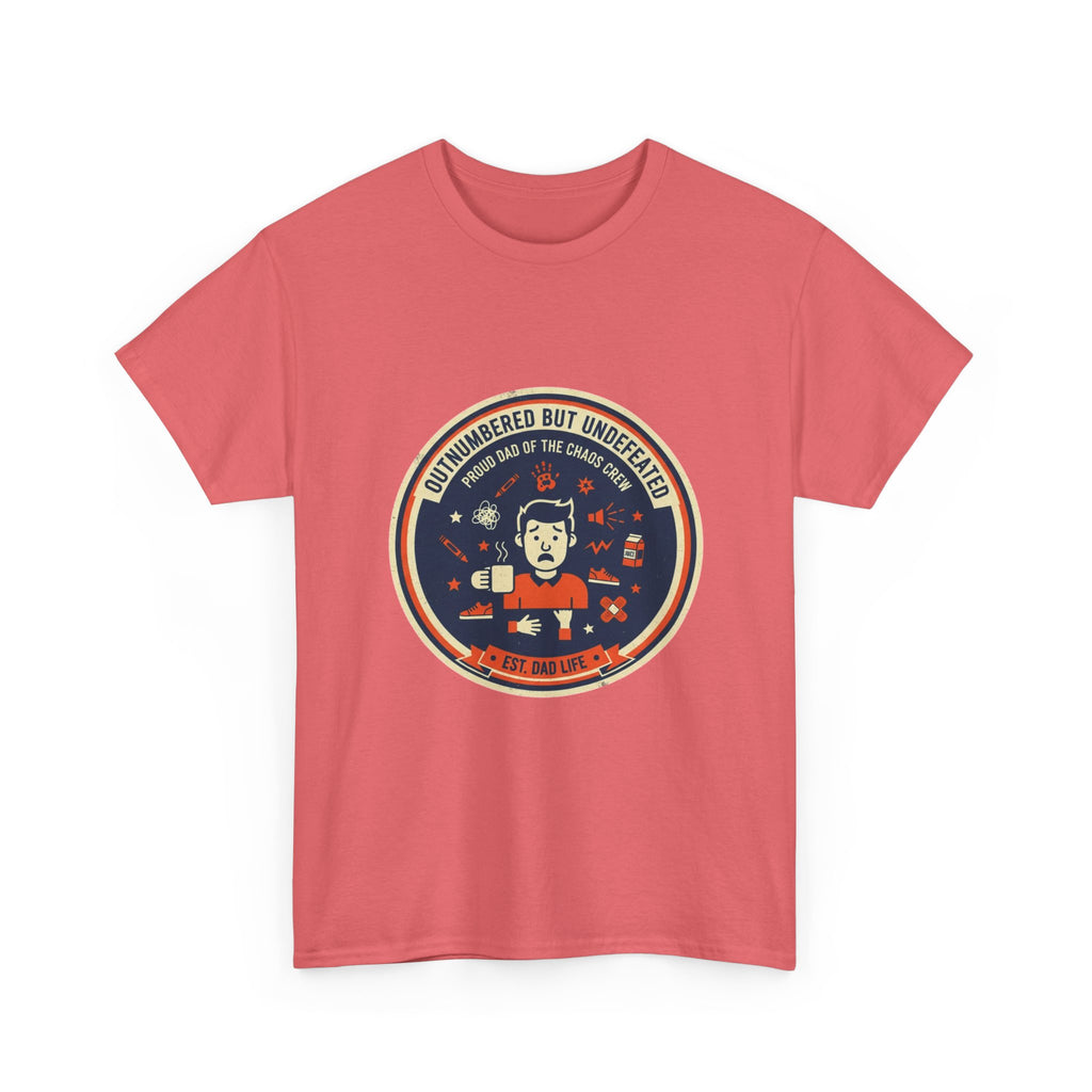 Proud Dad of a Chaos Crew Funny Father's Day T-Shirt | Retro Dad Gift