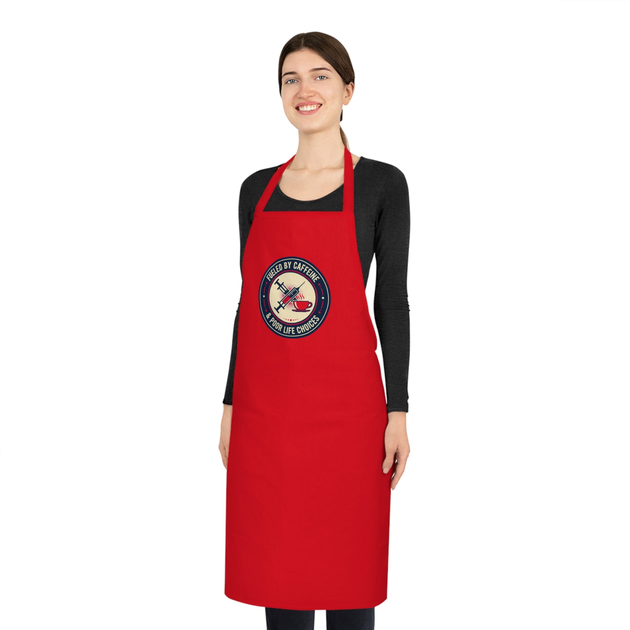 Funny Nurse Apron | Dark Humor Medical Worker Gift | Retro Badge Design