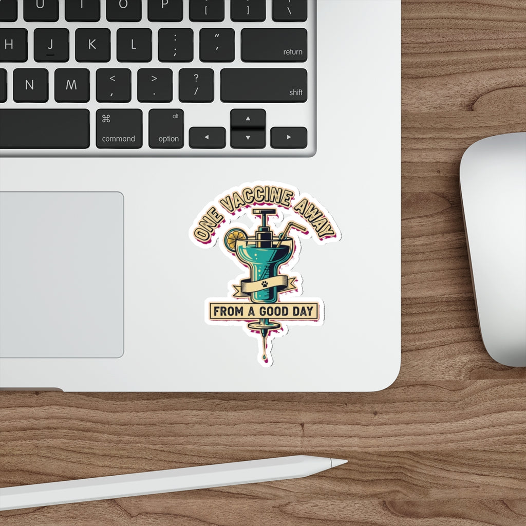 Funny Vet Tech Sticker | Dark Humor Veterinary Nurse Gift | Die-Cut Decal