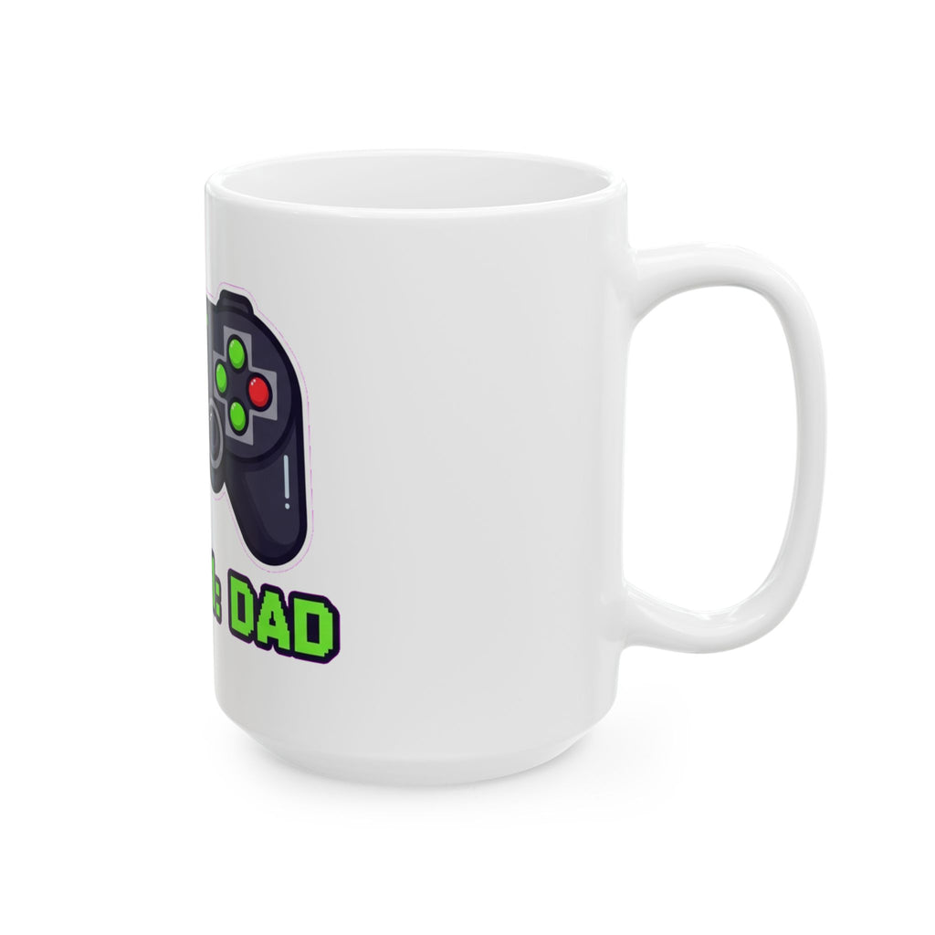 Gamer Dad Mug - Funny Video Game Coffee Cup, Perfect Father's Day Gift