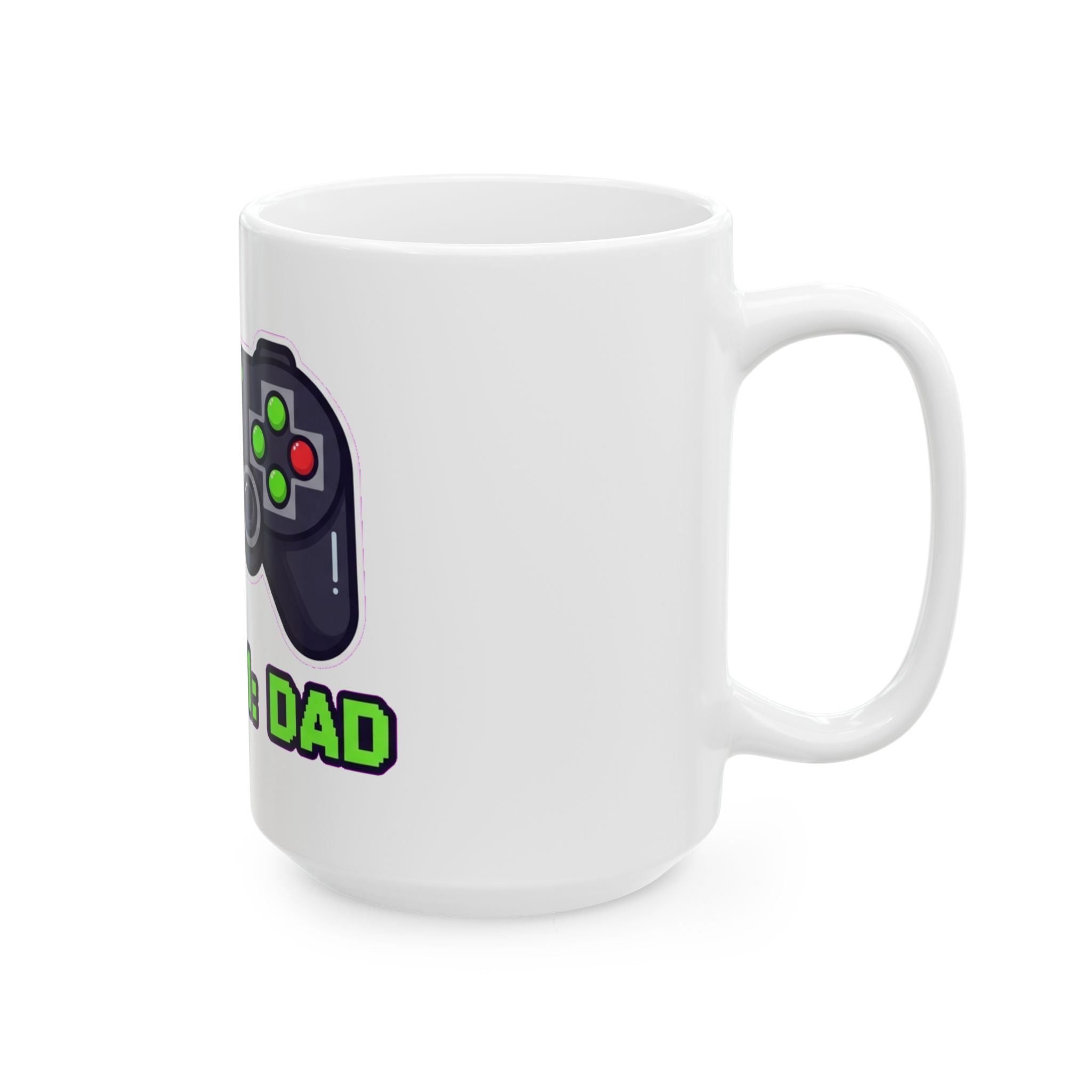 Gamer Dad Mug - Funny Video Game Coffee Cup, Perfect Father's Day Gift