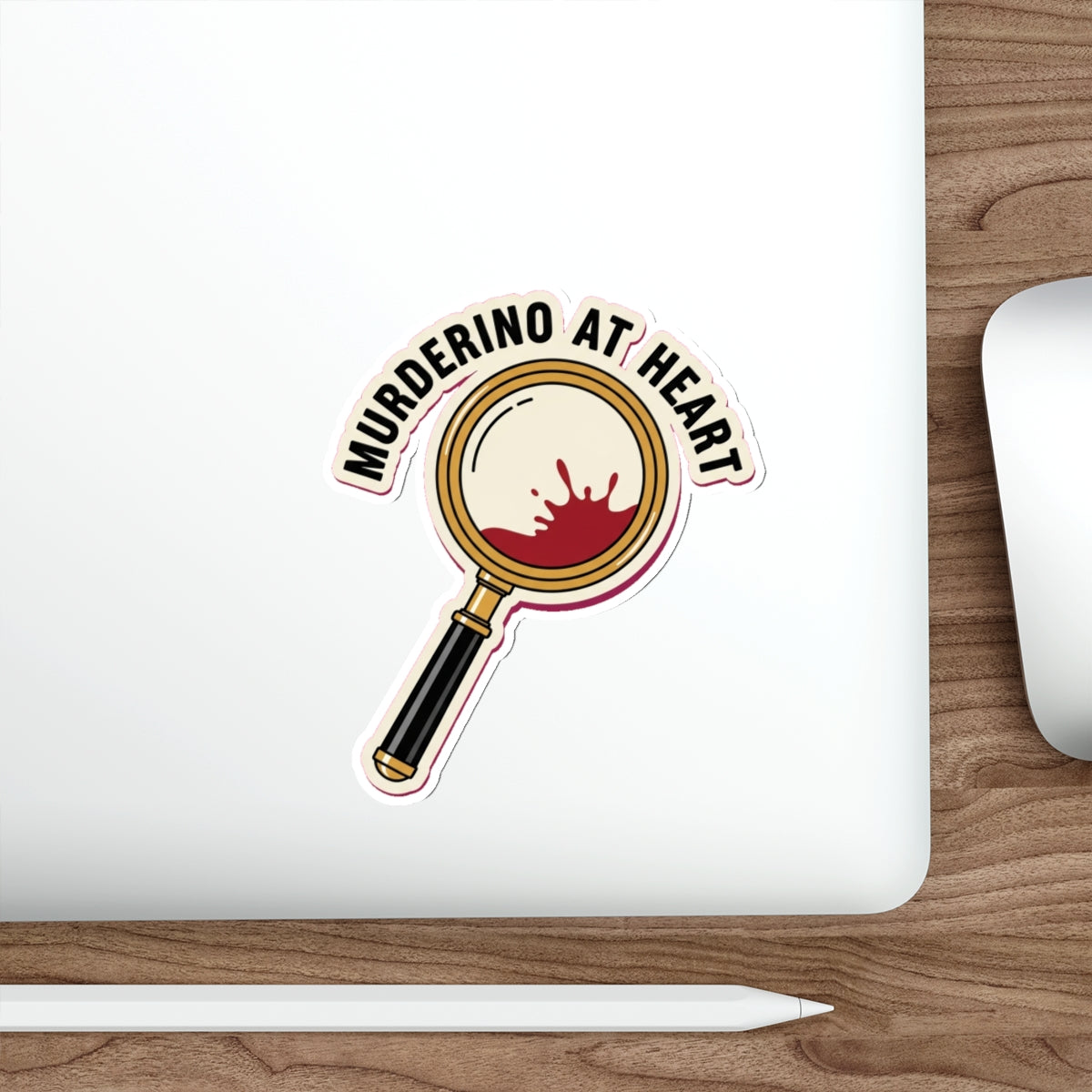 Murderino at Heart Die-Cut Sticker | True Crime Podcast Fan Gift