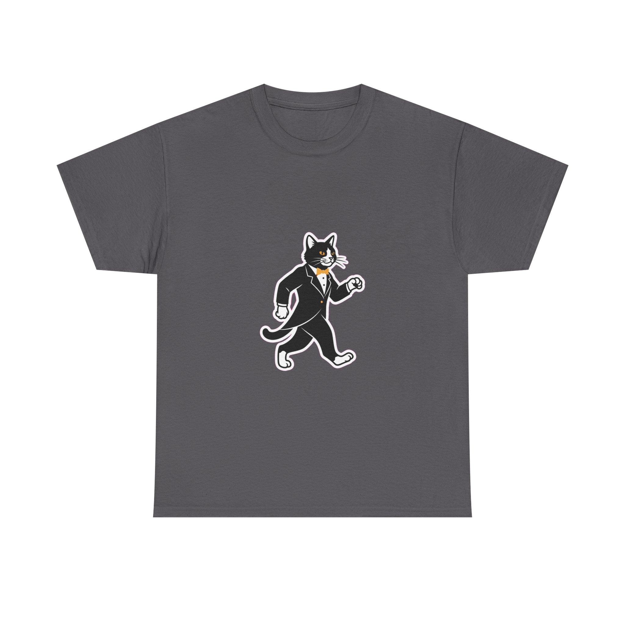 Tuxedo Cat Swagger T-Shirt | Funny Black & White Cat Art Tee for Cat Lovers