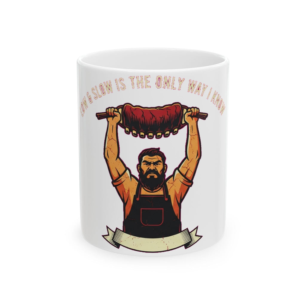 Funny BBQ Pitmaster Dad Mug - Grill Master Coffee Cup Gift