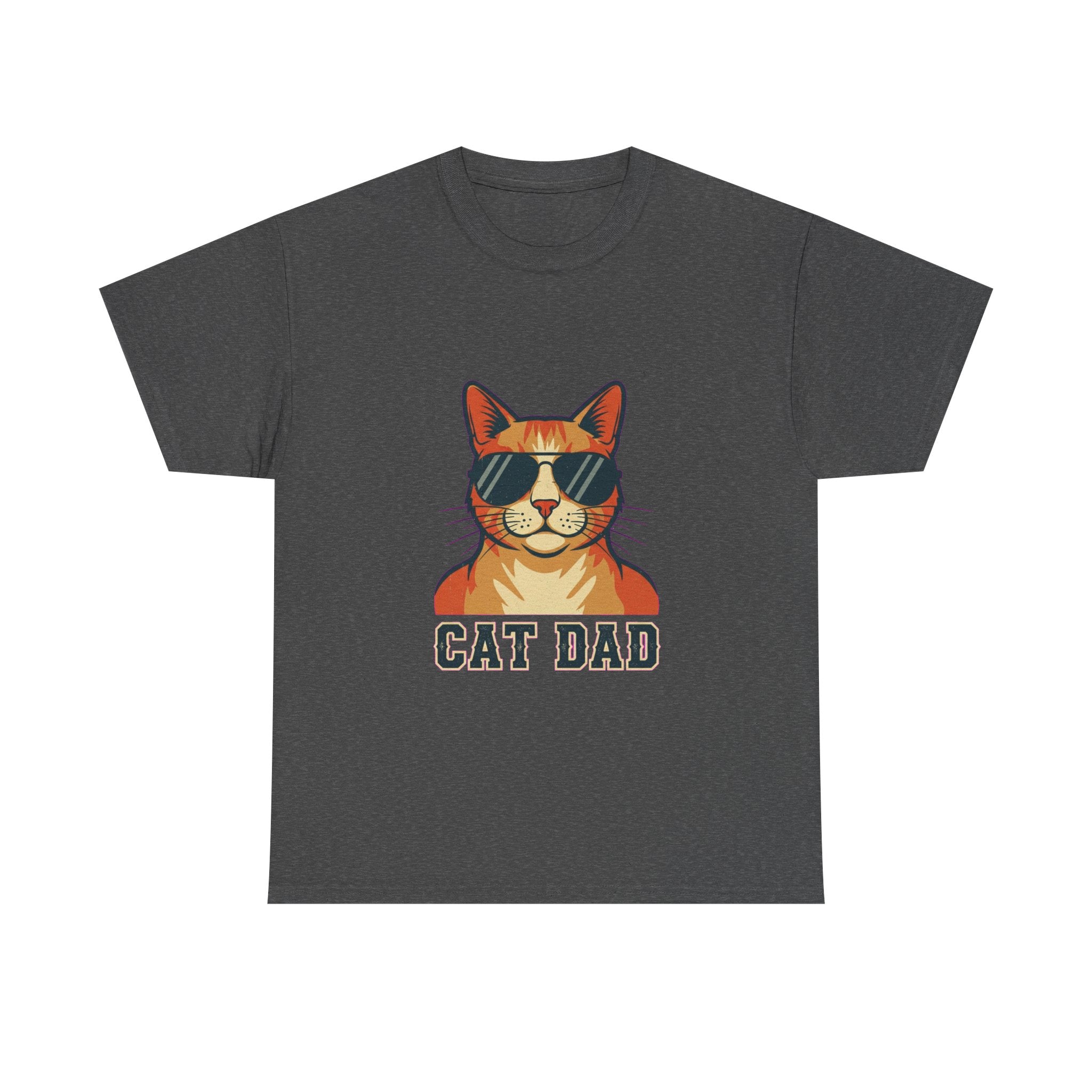Cat Dad Pride Vintage Aviator T-Shirt | Funny Gift for Cat Dads