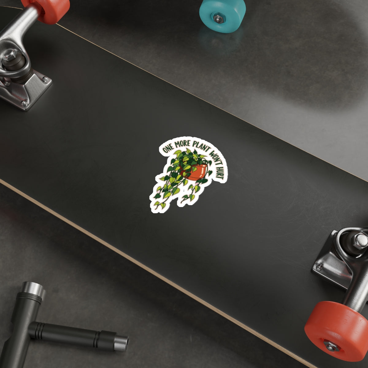 Plant Mom Sticker | Funny Pothos Plant Lover Vinyl Decal for Water Bottle