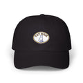 Cat Mom Embroidered Dad Cap - Magenta Baseball Hat for Cat Lovers