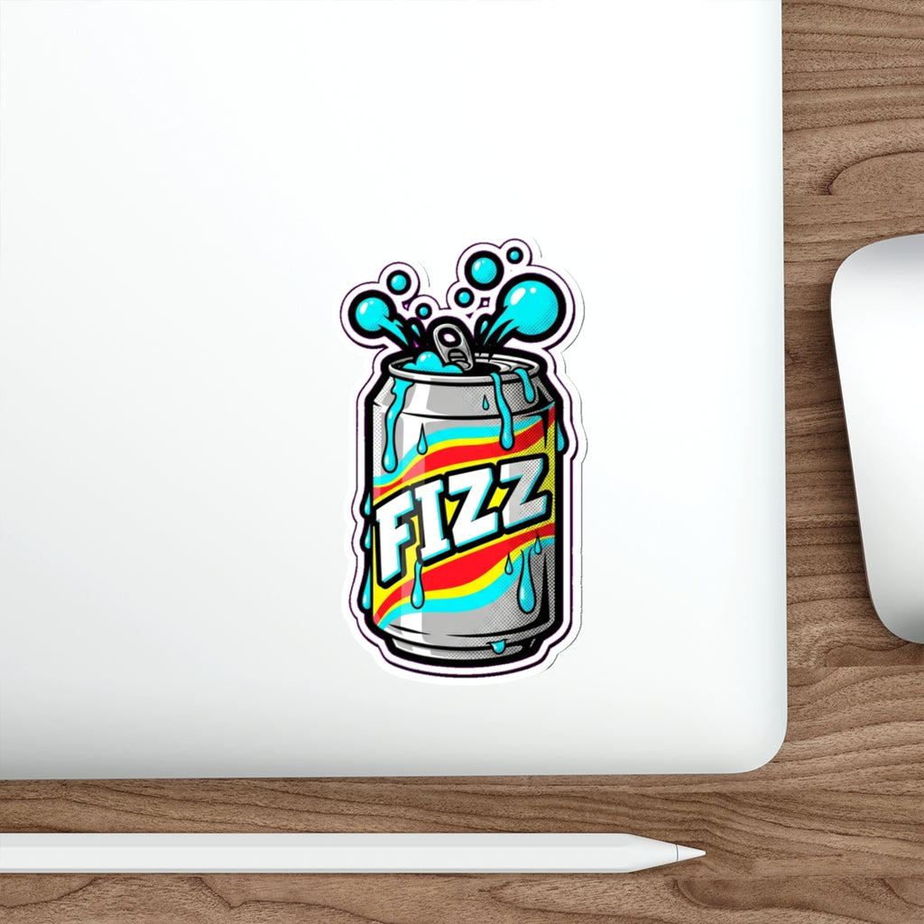 Retro Soda Can Die-Cut Sticker | Fizzy Drink Lover Vintage Cola Sticker