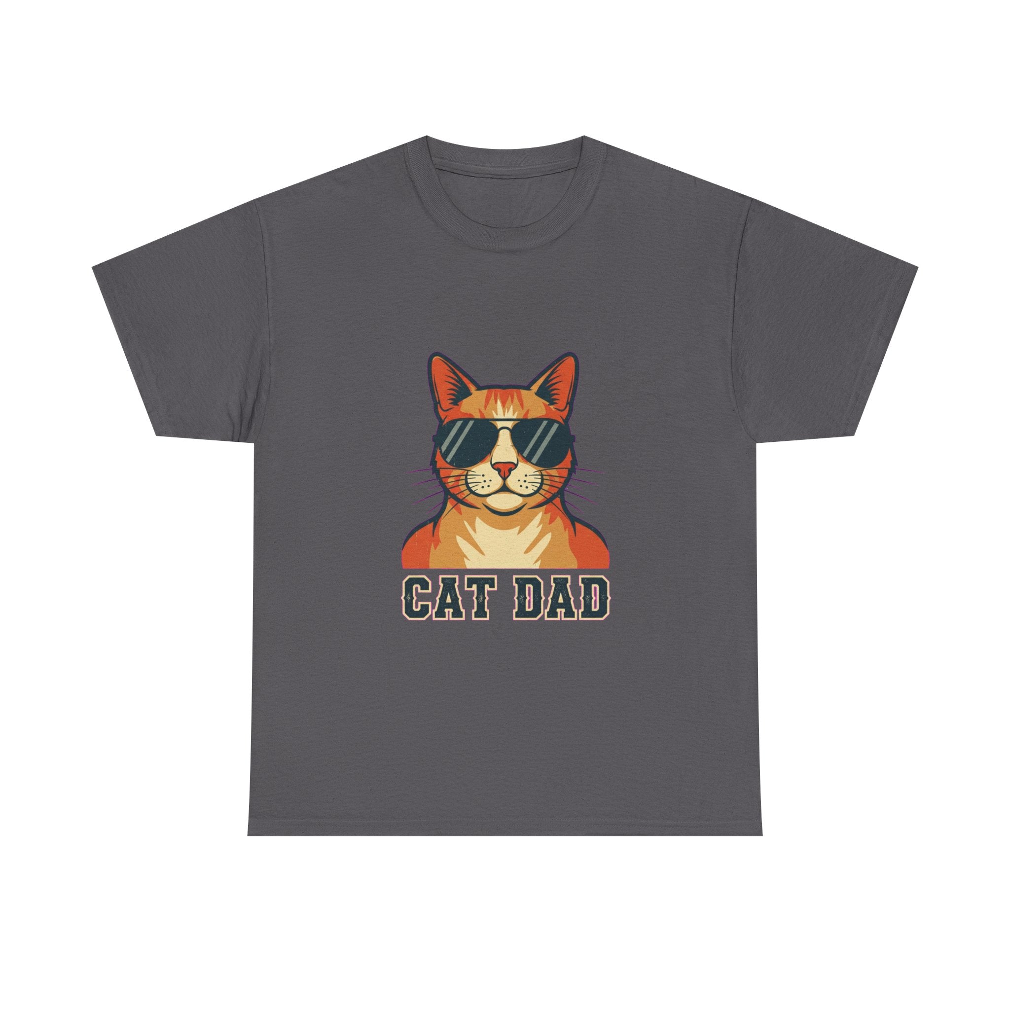 Cat Dad Pride Vintage Aviator T-Shirt | Funny Gift for Cat Dads