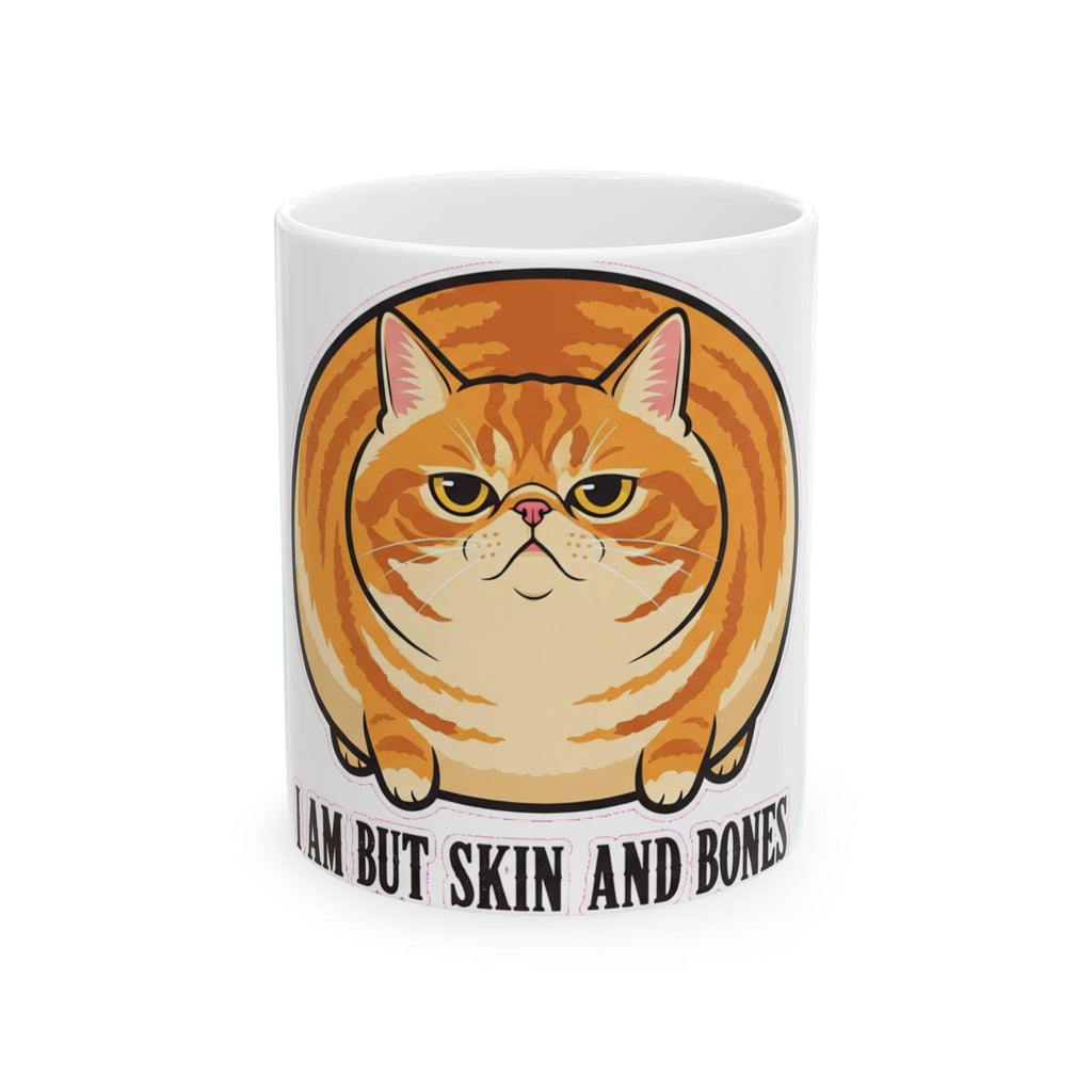 Chonky Cat Coffee Mug | Funny Sarcastic Cat Lover Gift | Dark Humor