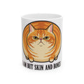 Chonky Cat Coffee Mug | Funny Sarcastic Cat Lover Gift | Dark Humor