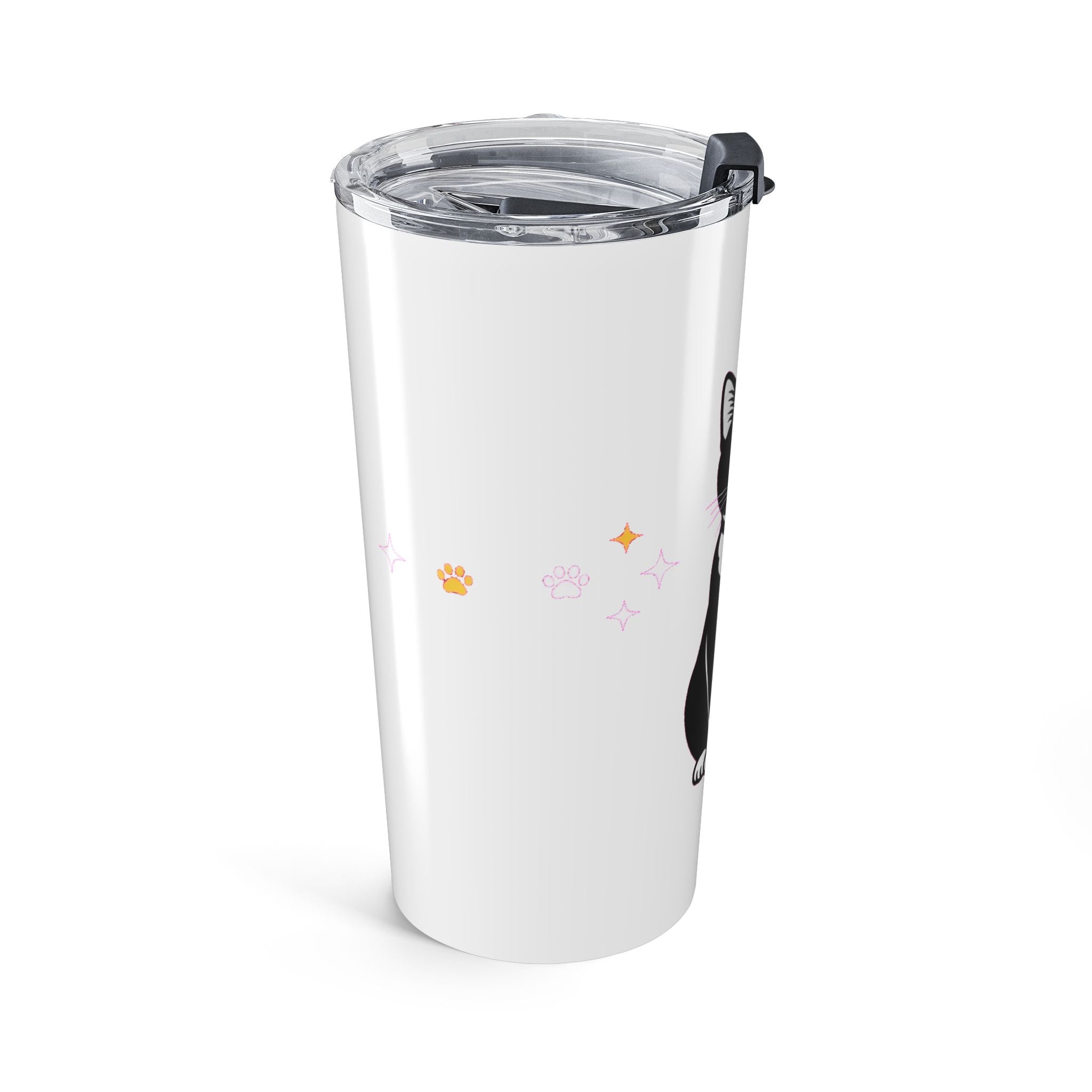 Dapper Tuxedo Cat Tumbler - Black & White Cat Lover Gift