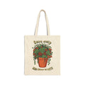 Plant Mom Tote Bag | Crazy Plant Lady Gift | Retro Monstera Pothos Illustration