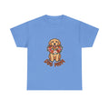 Dog Mom T-Shirt | Golden Retriever Floral Wreath Unisex Tee