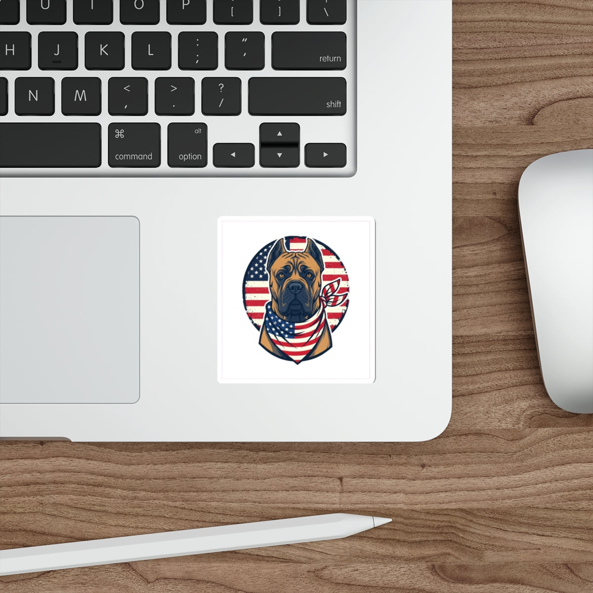Cane Corso 4th of July Die-Cut Sticker | Patriotic Dog Sticker