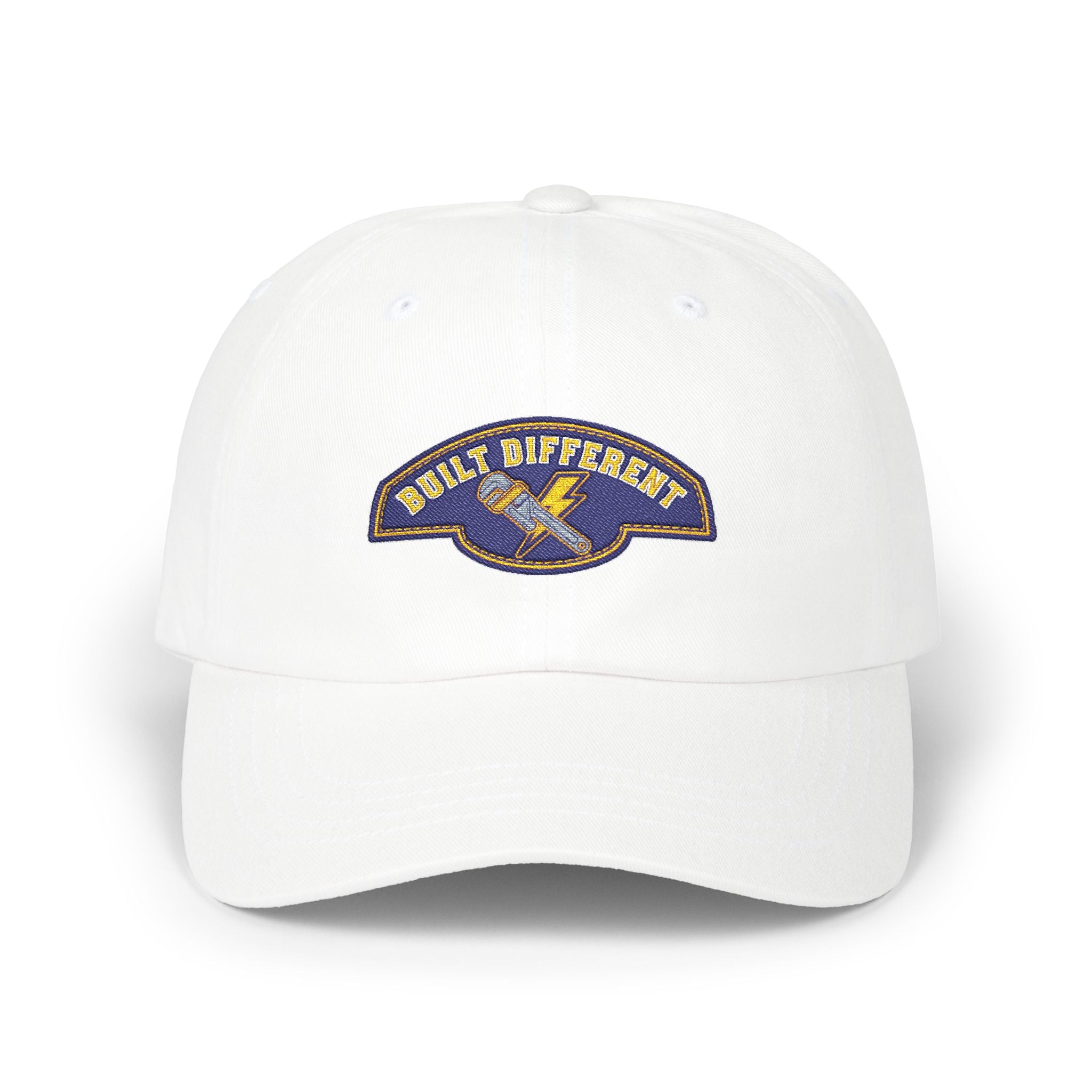 Trades Dad Cap - Blue Collar Embroidered Hat for Plumbers, Electricians & HVAC