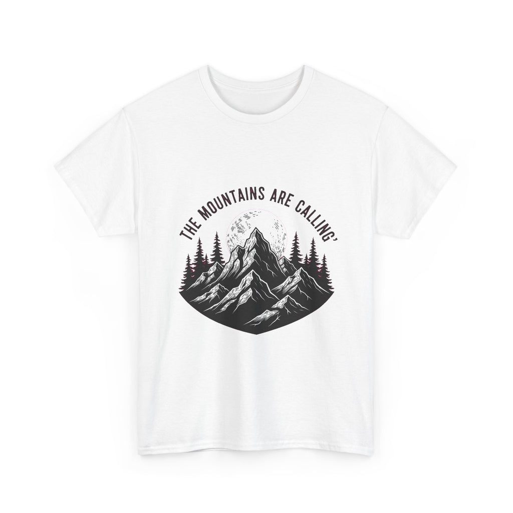 Gothic Mountain T-Shirt | Dark Nature Apparel | Woodcut Peak Tee