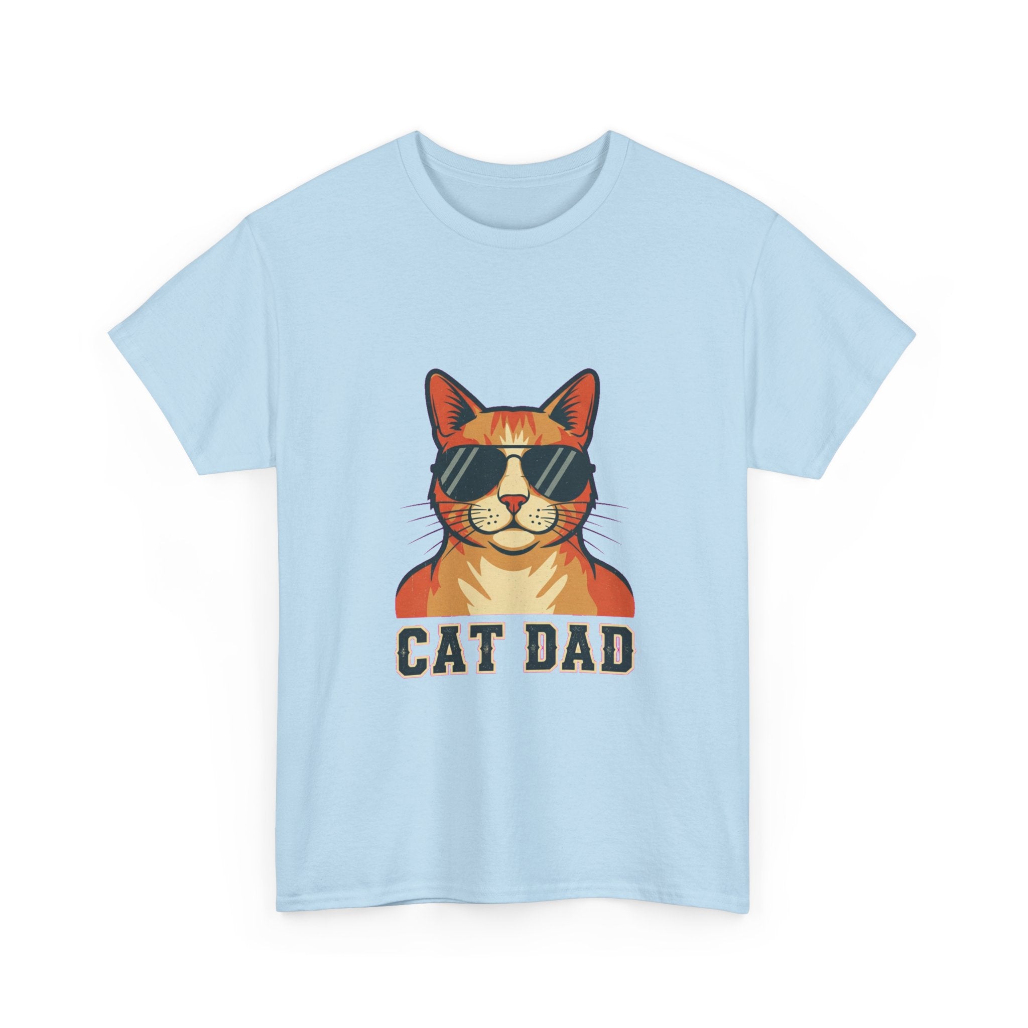 Cat Dad Pride Vintage Aviator T-Shirt | Funny Gift for Cat Dads