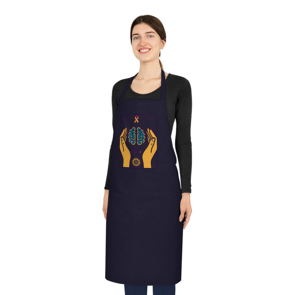 Mental Health Nurse Apron | Psychiatric Nursing Gift | Brain Care Advocate