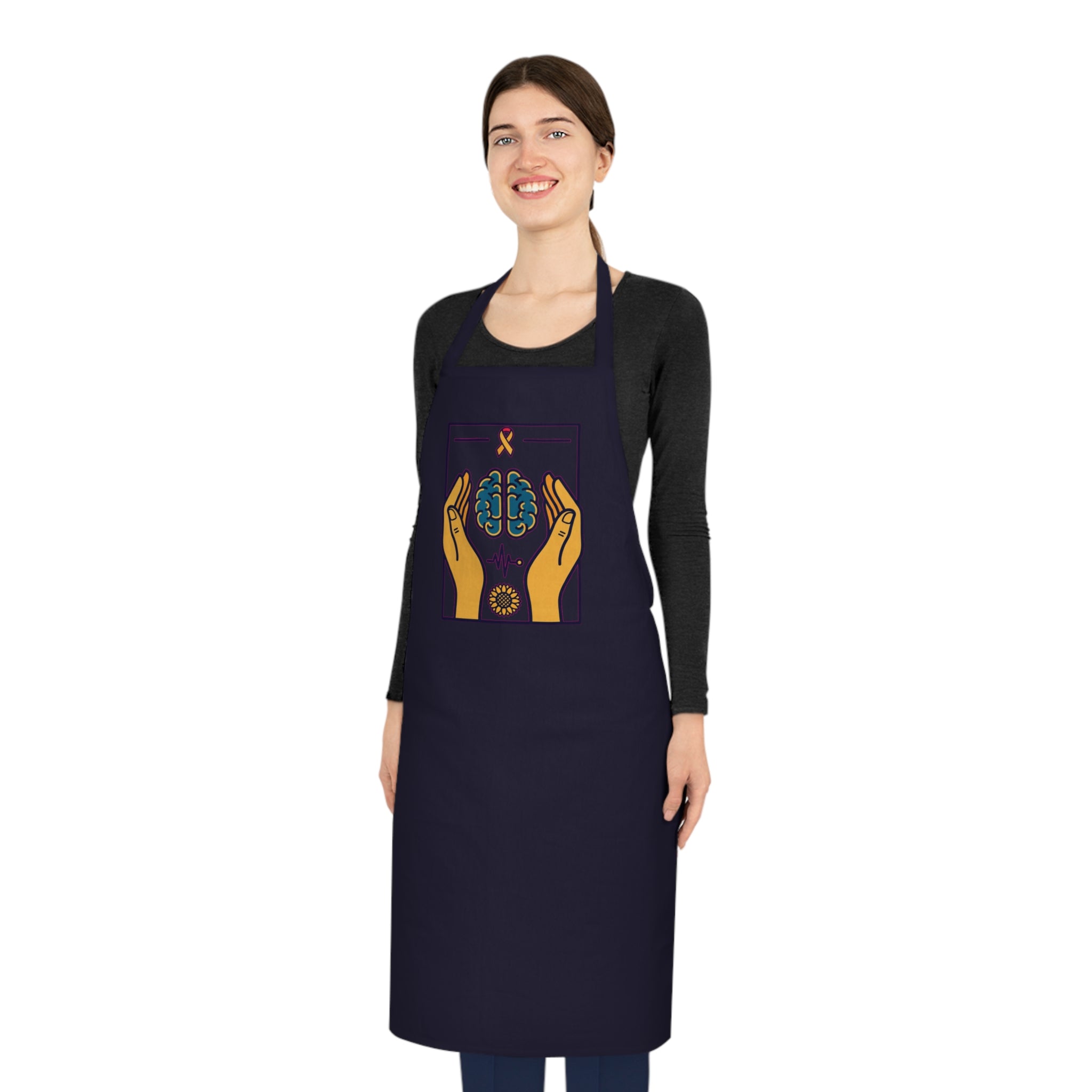 Mental Health Nurse Apron | Psychiatric Nursing Gift | Brain Care Advocate