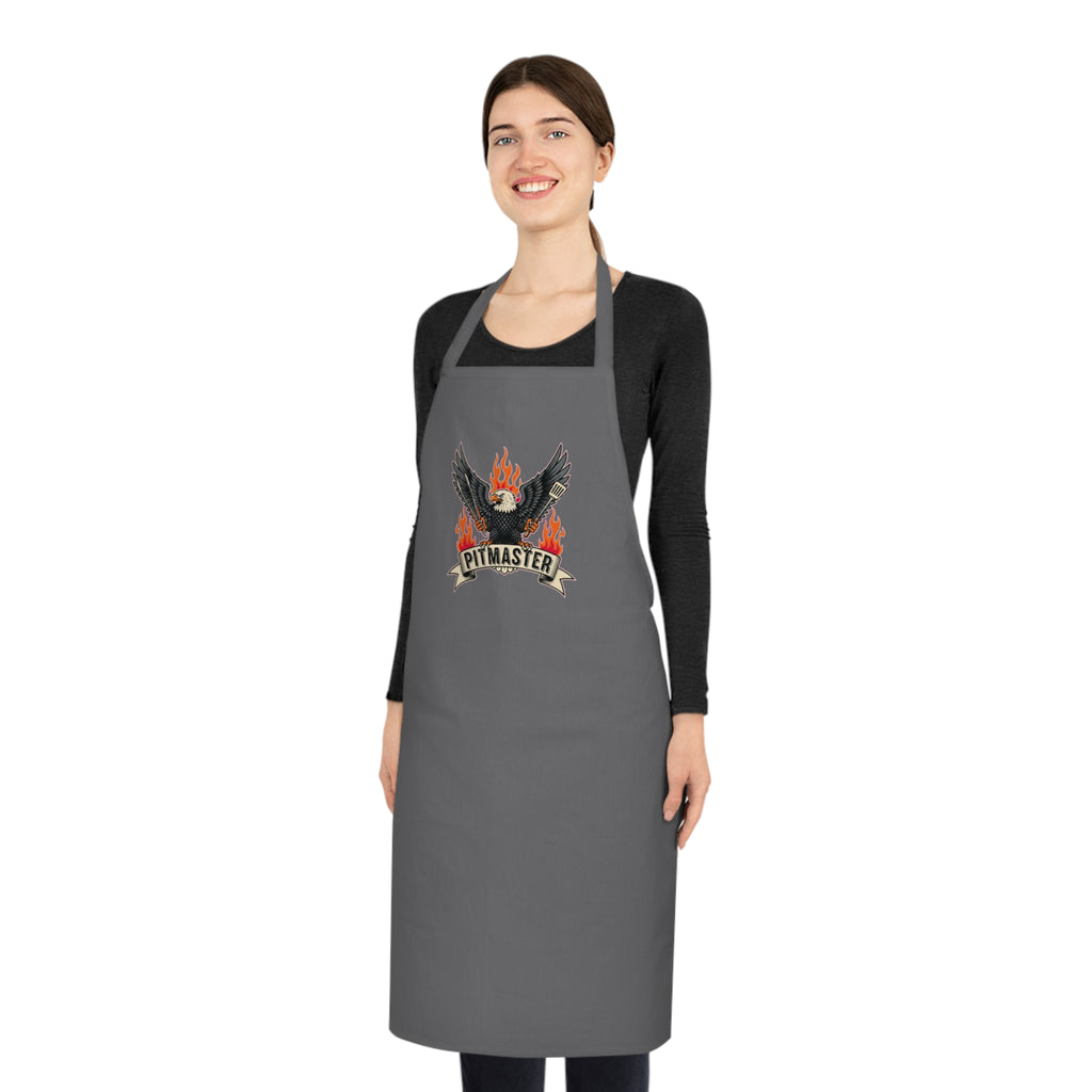 BBQ Pitmaster Dad Apron - Eagle Grill Master Funny Grilling Gift