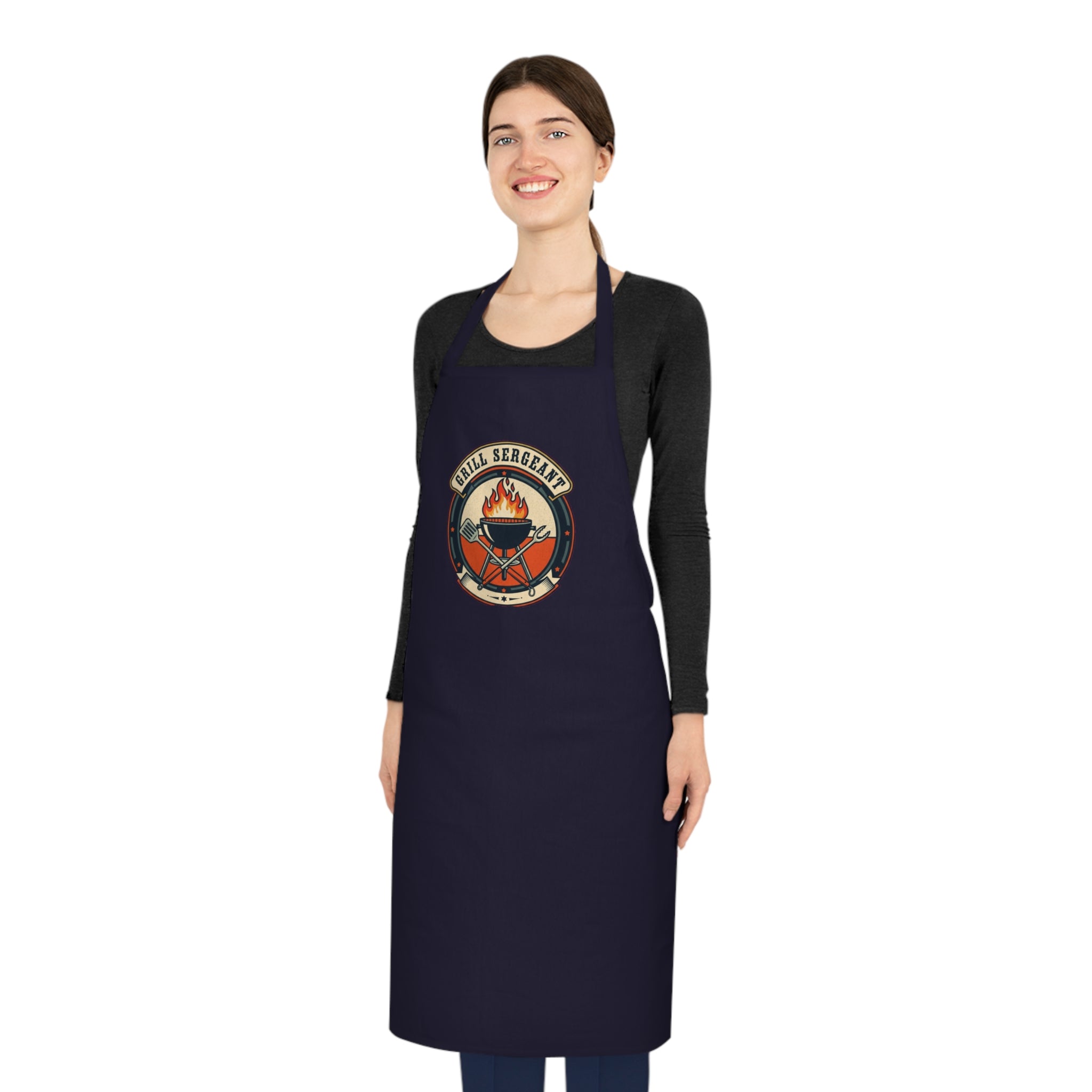 Grill Master Dad BBQ Apron | Vintage Retro Grilling Apron for Men