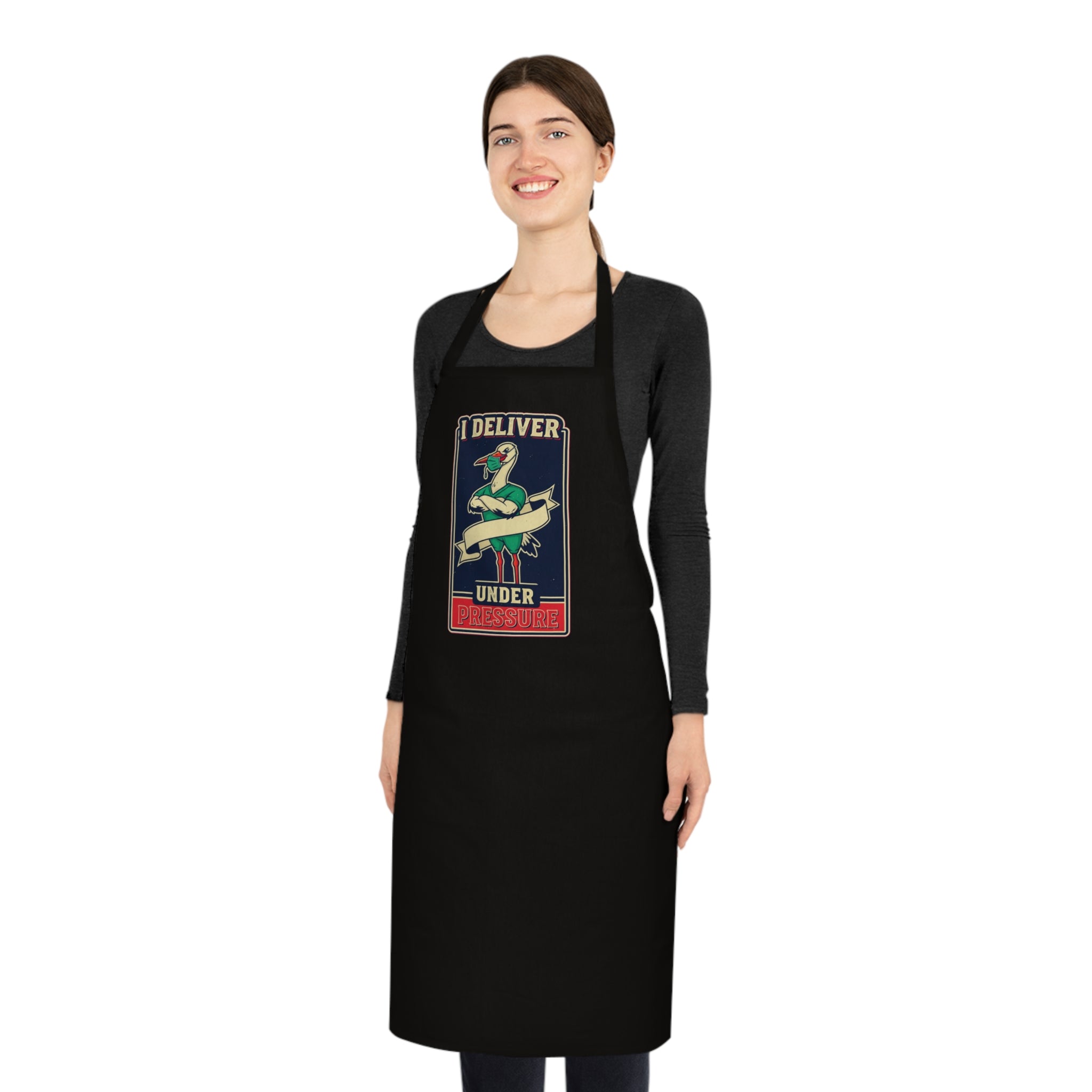 Labor & Delivery Nurse Apron | Funny LD Nurse Gift | Dark Humor Kitchen Apron