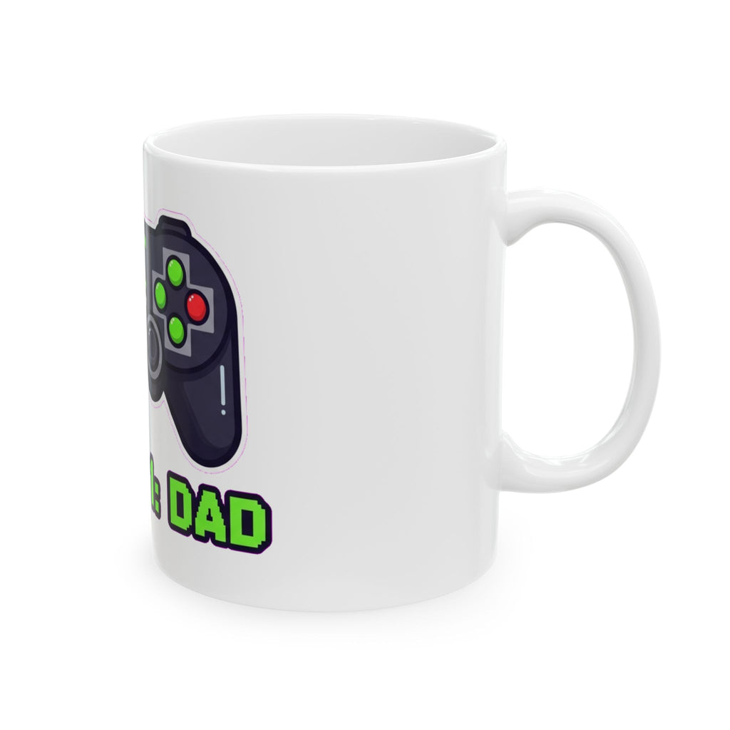 Gamer Dad Mug - Funny Video Game Coffee Cup, Perfect Father's Day Gift