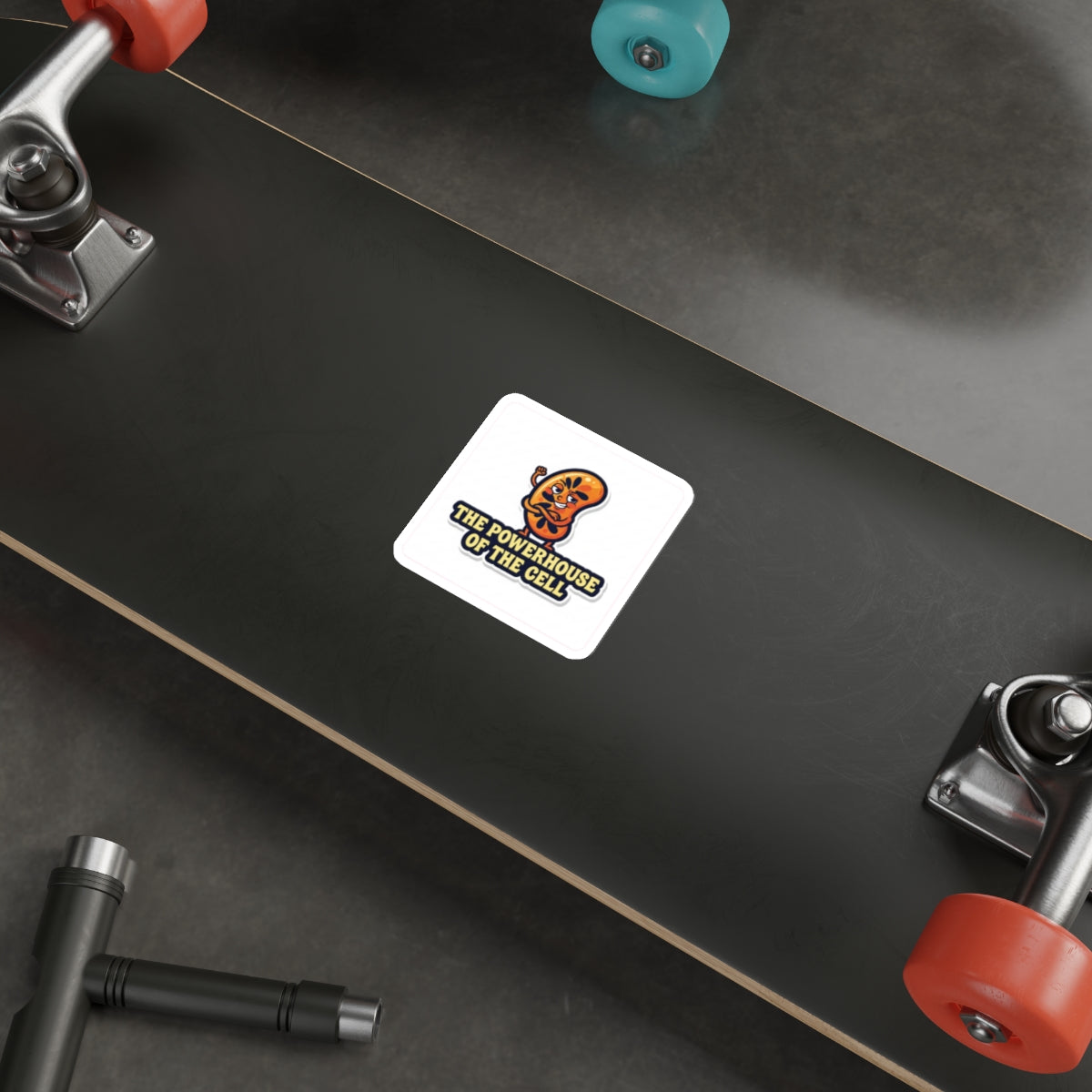Funny Mitochondria Die-Cut Sticker | Biology Teacher Gift | Science Humor