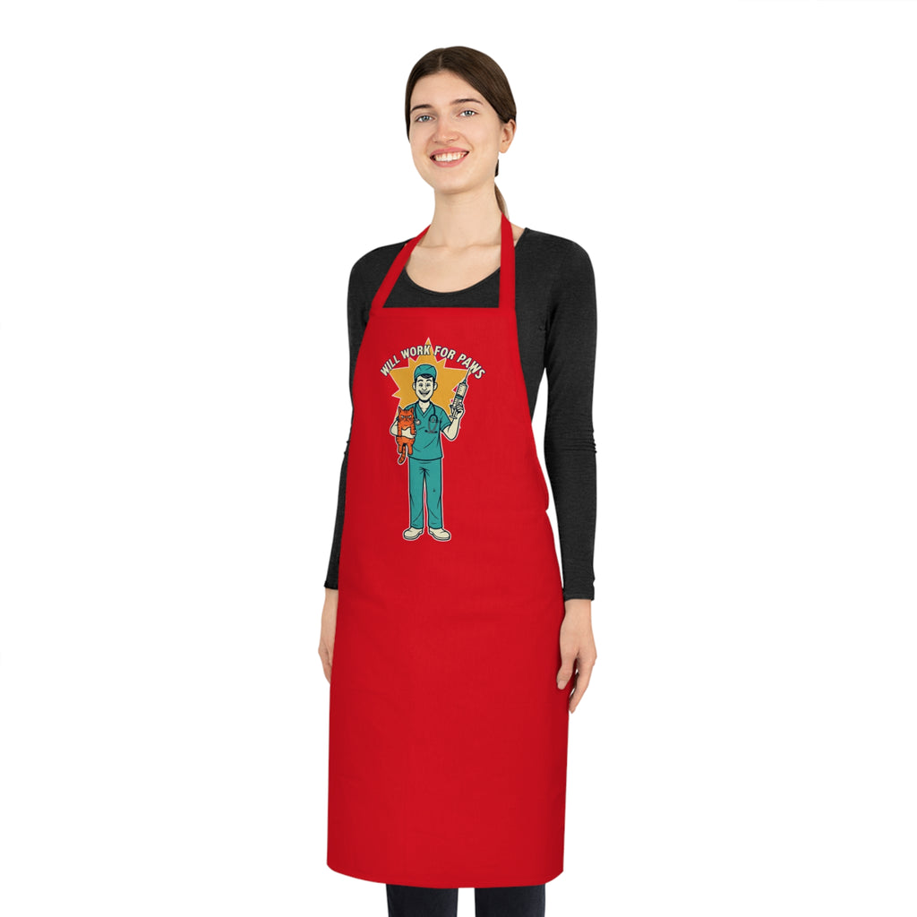 Funny Vet Tech Apron | Dark Humor Veterinary Gift | Cotton Apron