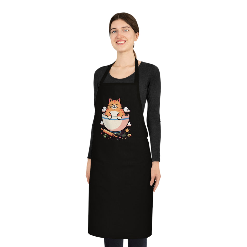 Cat Mom Baker Apron | Funny Kitten Cooking Gift for Cat Lovers