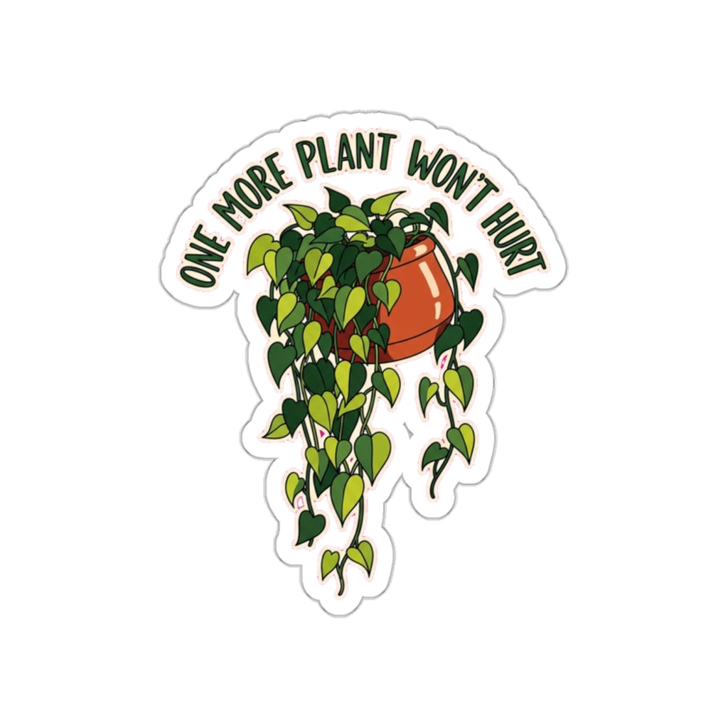 Plant Mom Sticker | Funny Pothos Plant Lover Vinyl Decal for Water Bottle