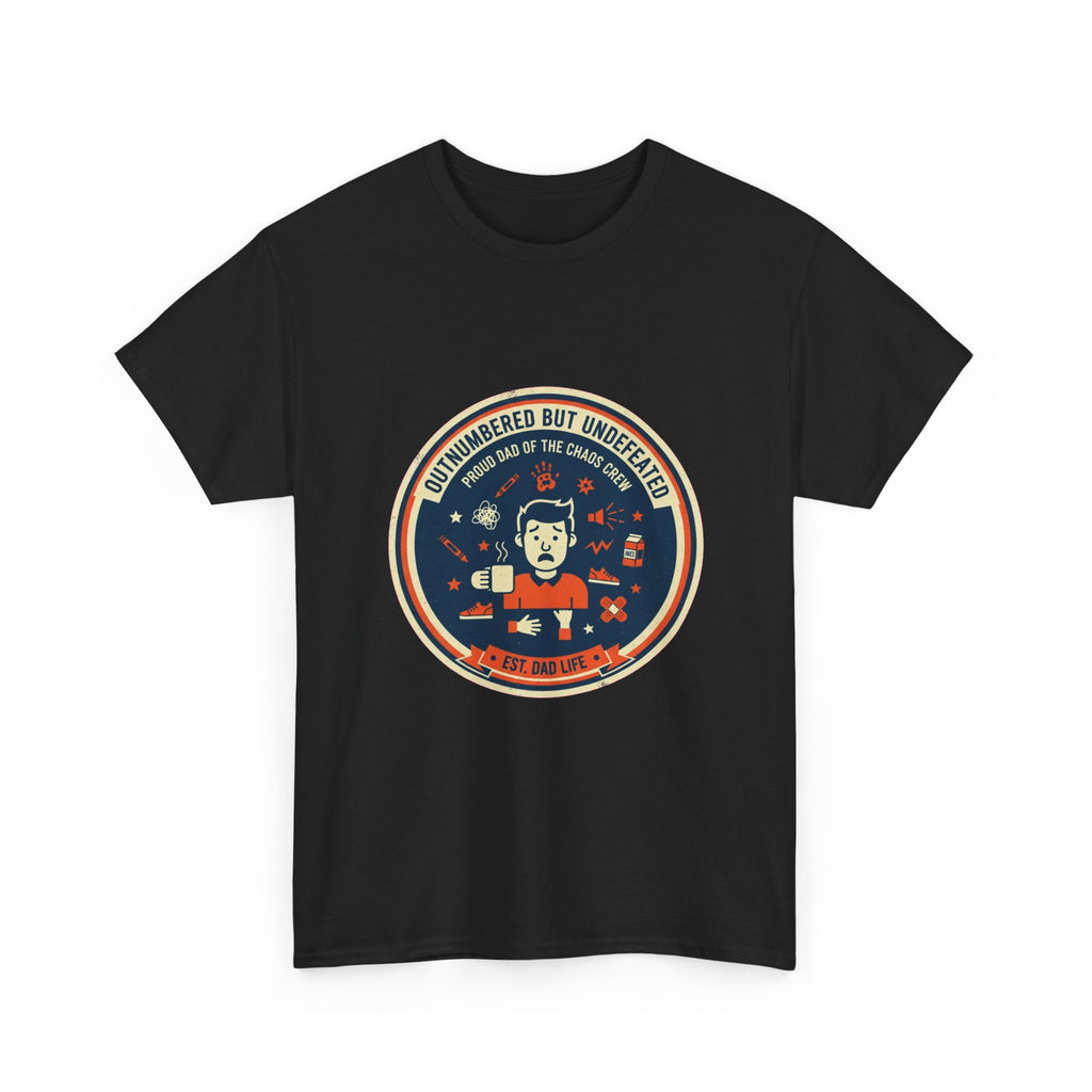 Proud Dad of a Chaos Crew Funny Father's Day T-Shirt | Retro Dad Gift