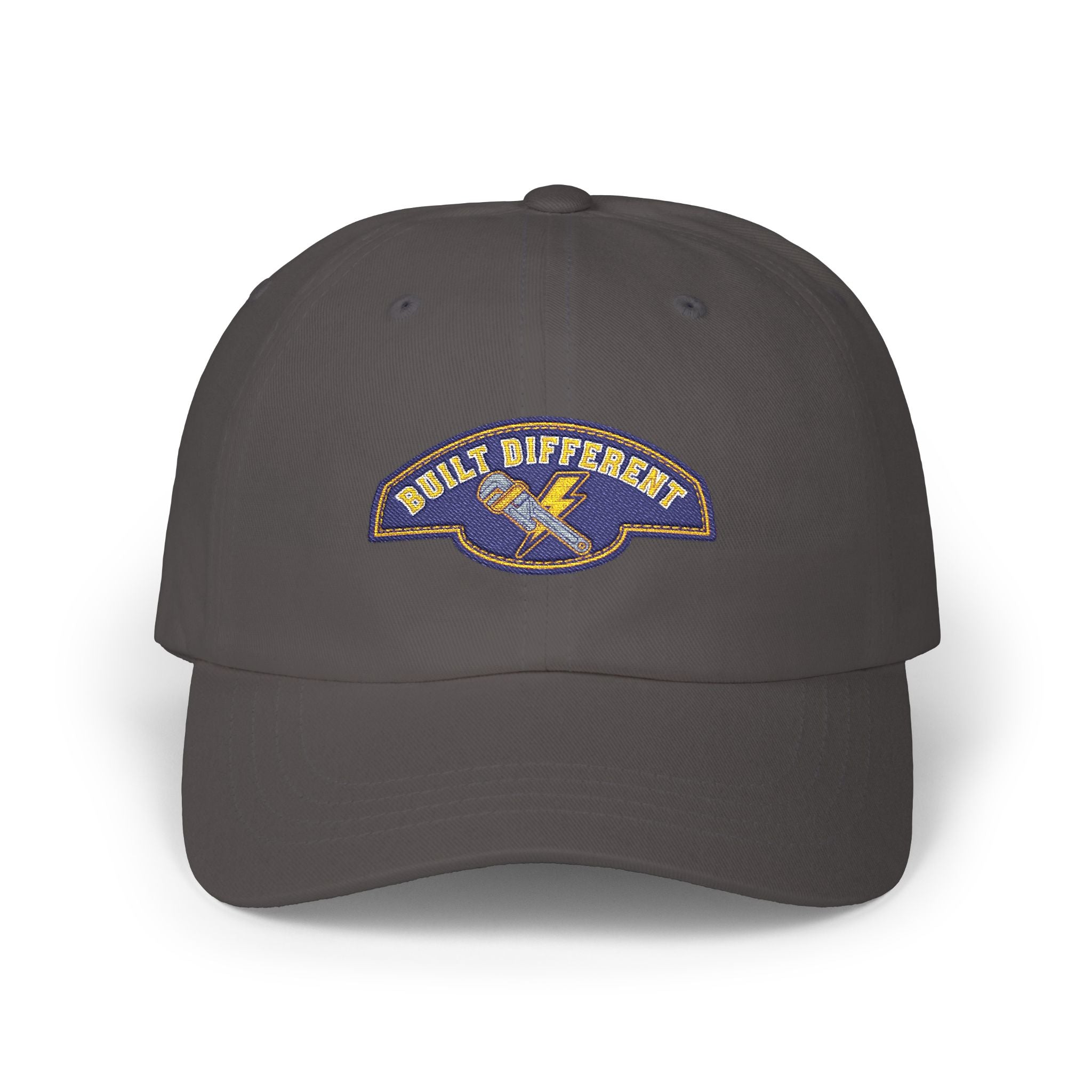 Trades Dad Cap - Blue Collar Embroidered Hat for Plumbers, Electricians & HVAC
